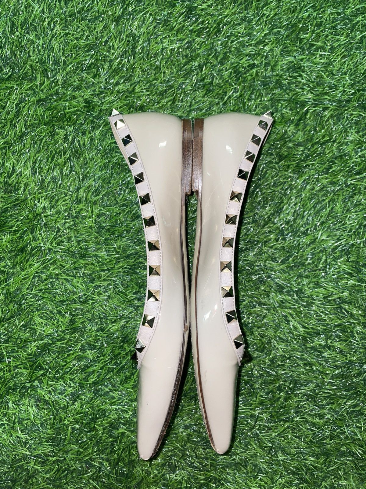 Valentino Valentino Garavani Women shoes Balerina flats 37/6.5 Ivory Size US 6.5 / IT 36.5 - 4 Thumbnail
