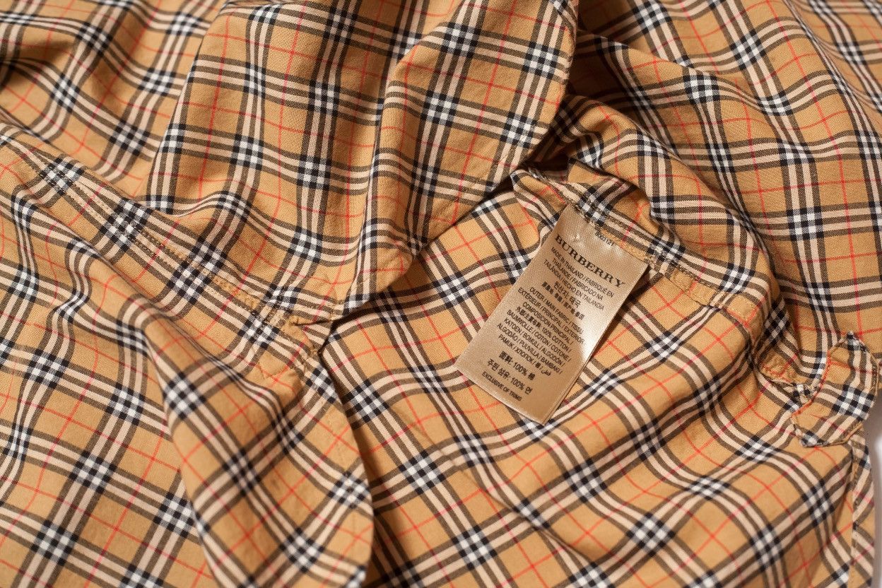 Burberry Burberry Nova Check Crow Long Sleeve Antique Size XS / US 0-2 / IT 36-38 - 5 Thumbnail