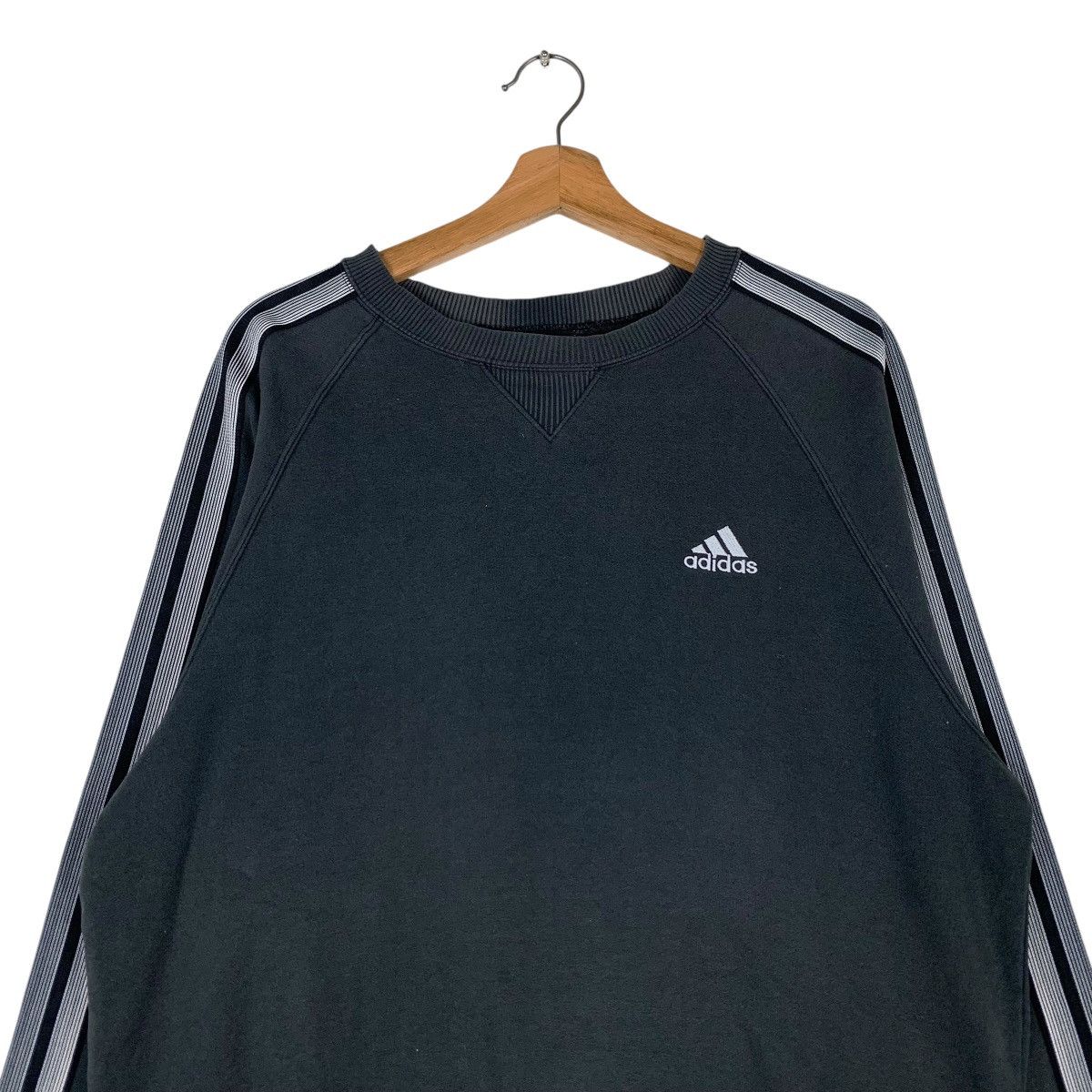 Adidas Y2K ADIDAS Embroidery Small Logo Sweatshirts #1405-C64 Size US L / EU 52-54 / 3 - 2 Thumbnail