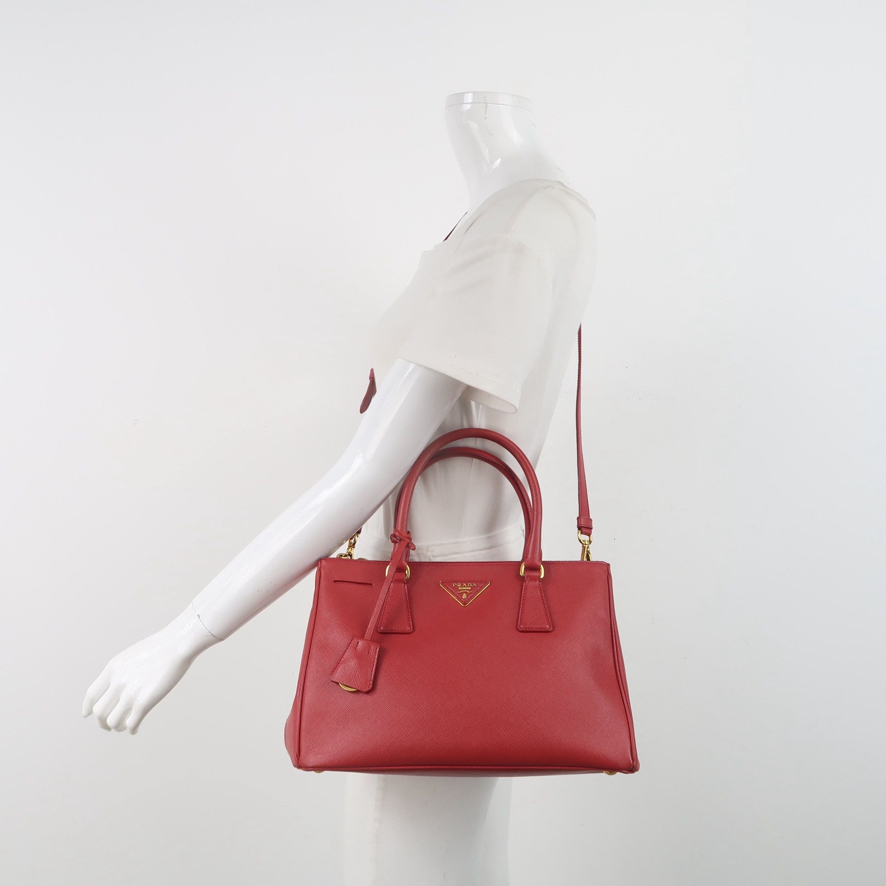 Prada prada galleria mid size bag 0099 Size ONE SIZE - 2 Thumbnail