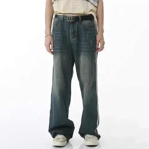 Other Casual Blue Baggy Jeans Size US 33 - 1 Thumbnail