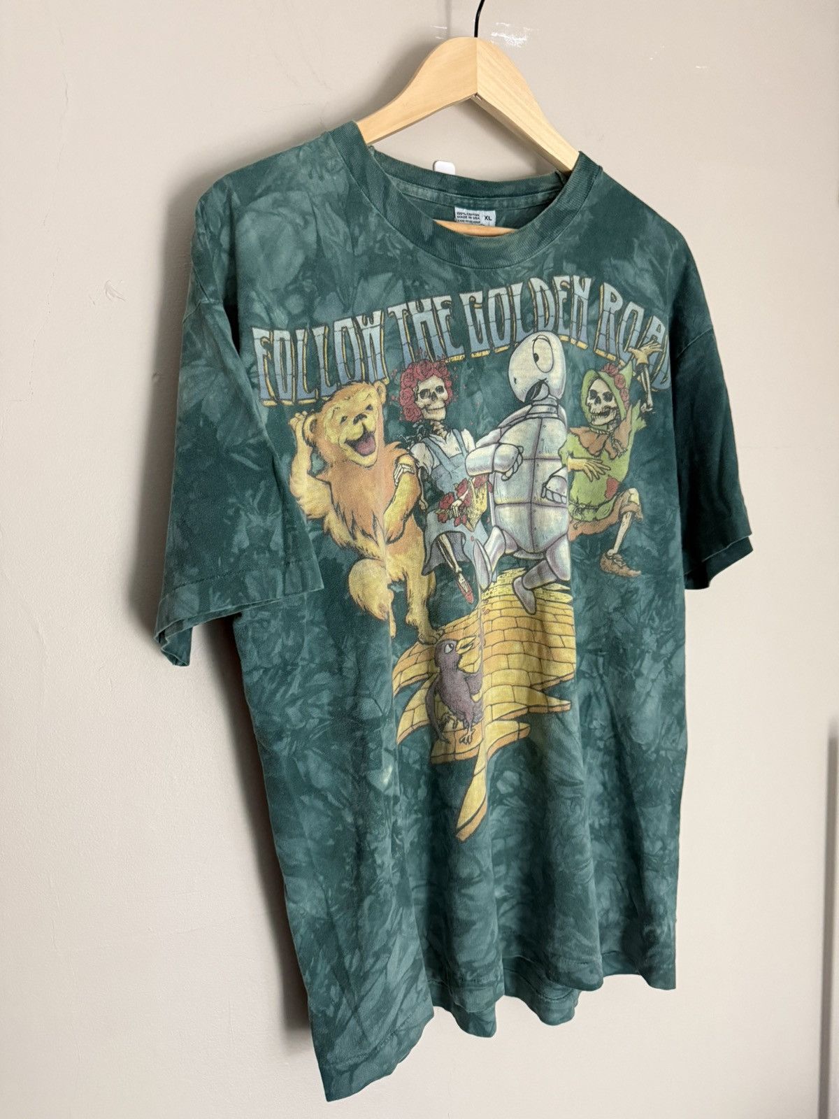 Band Tees × Grateful Dead × Vintage Vintage Usa Made Grateful Dead Wizard of Oz Tshirt Size US XL / EU 56 / 4 - 3 Thumbnail