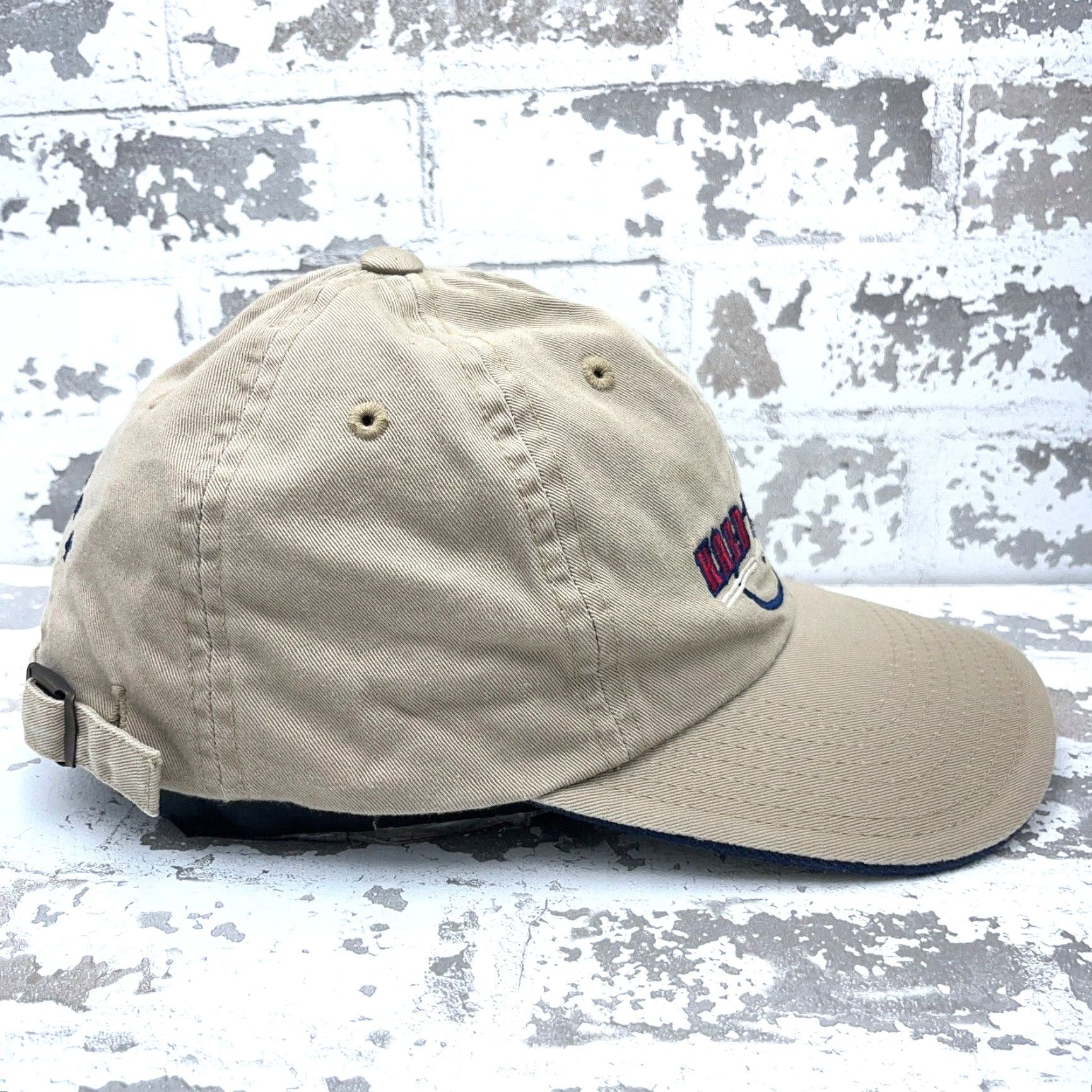 Hard Rock Cafe VINTAGE Hard Rock Cafe Hat Cap Baseball Style Adjustable Cotton Tan Khaki Logo 90s Men Size ONE SIZE - 5 Thumbnail