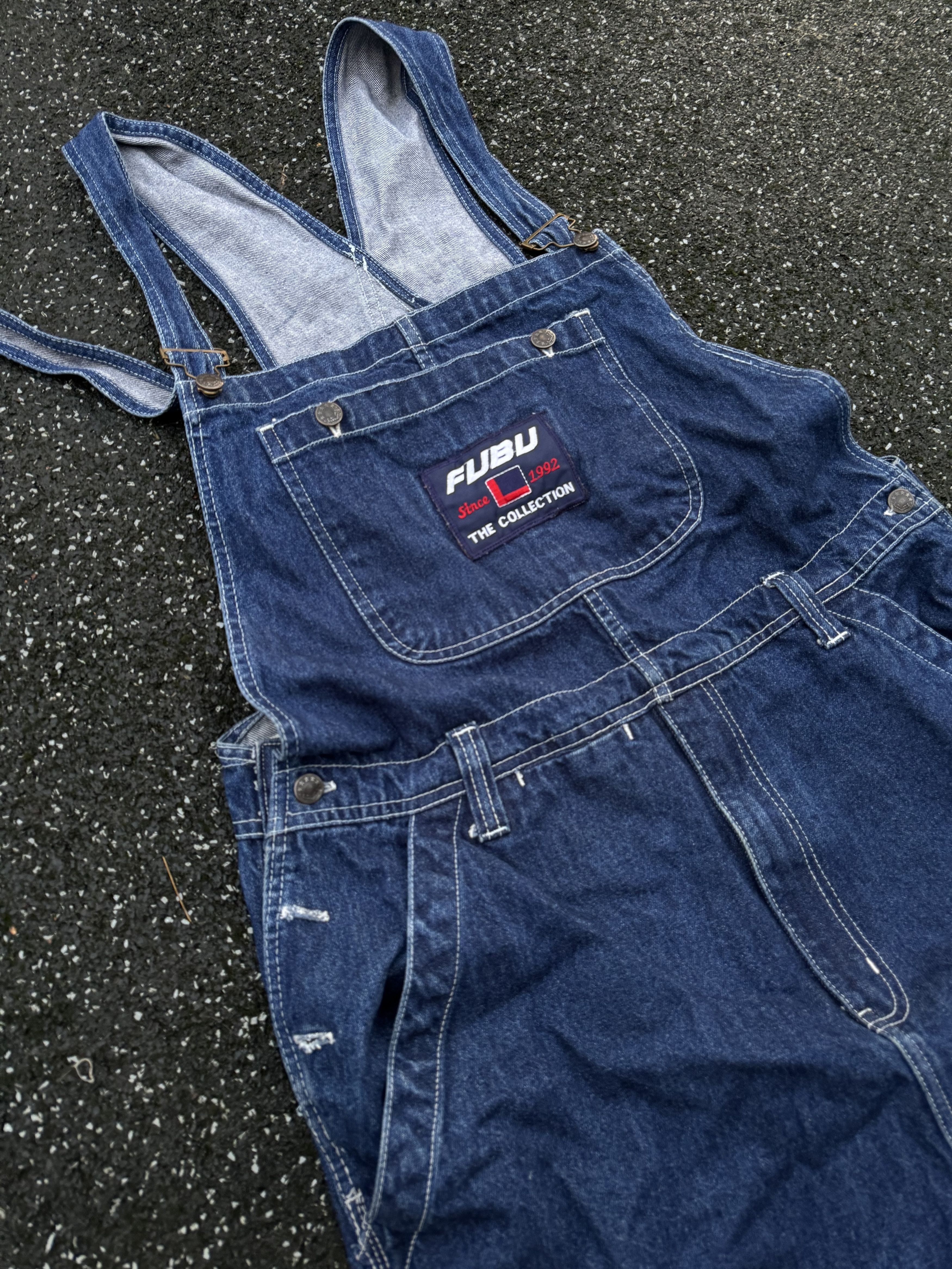 Fubu × Vintage Fubu Rare 90's Vintage Overall Jeans Size US 34 / EU 50 - 3 Thumbnail