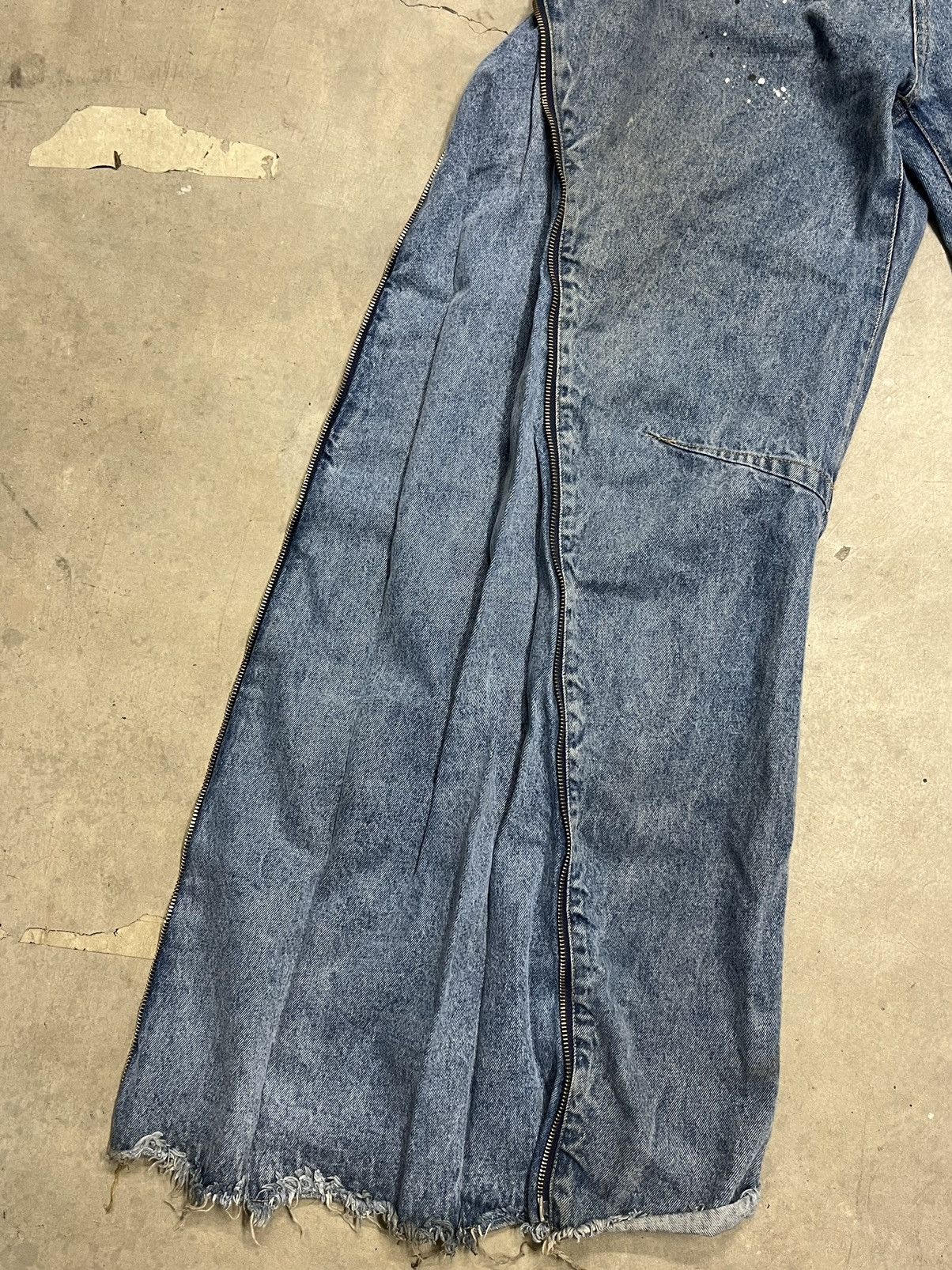 Japanese Brand Paynestar “Heroin” Banana Flare zip denim Size US 36 / EU 52 - 6 Thumbnail