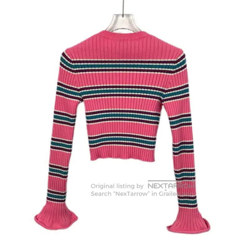 Louis Vuitton Louis Vuitton Pink Wool Women's Cardigan . Size XS / US 0-2 / IT 36-38 - 2 Thumbnail