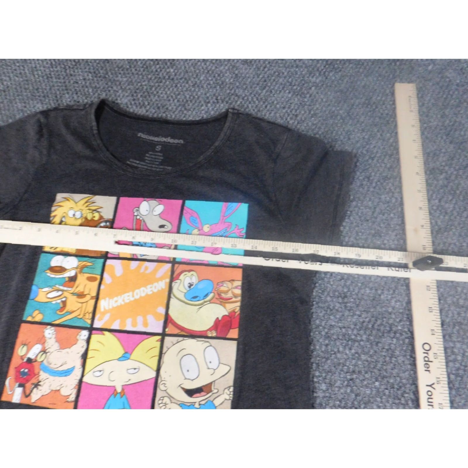Nickelodeon Nickelodeon Shirt Womens Small Gray 90s Cartoon Animation T-Shirt Crew Neck Short Sleeve Basic Classic Fit Mens Womens Girls Legs? Size S / US 4 / IT 40 - 4 Thumbnail