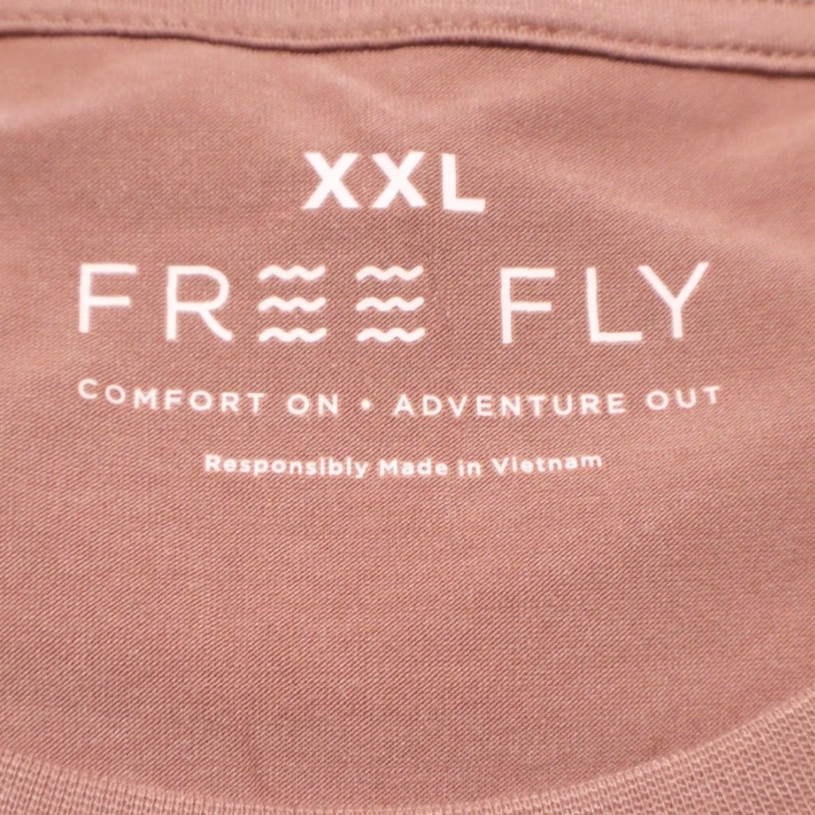 Vintage Free Fly Shirt 2XL Men Red Bamboo Stretch Solid T-Shirt Slim Fit Short Sleeve Crew Neck Size US XXL / EU 58 / 5 - 5 Thumbnail