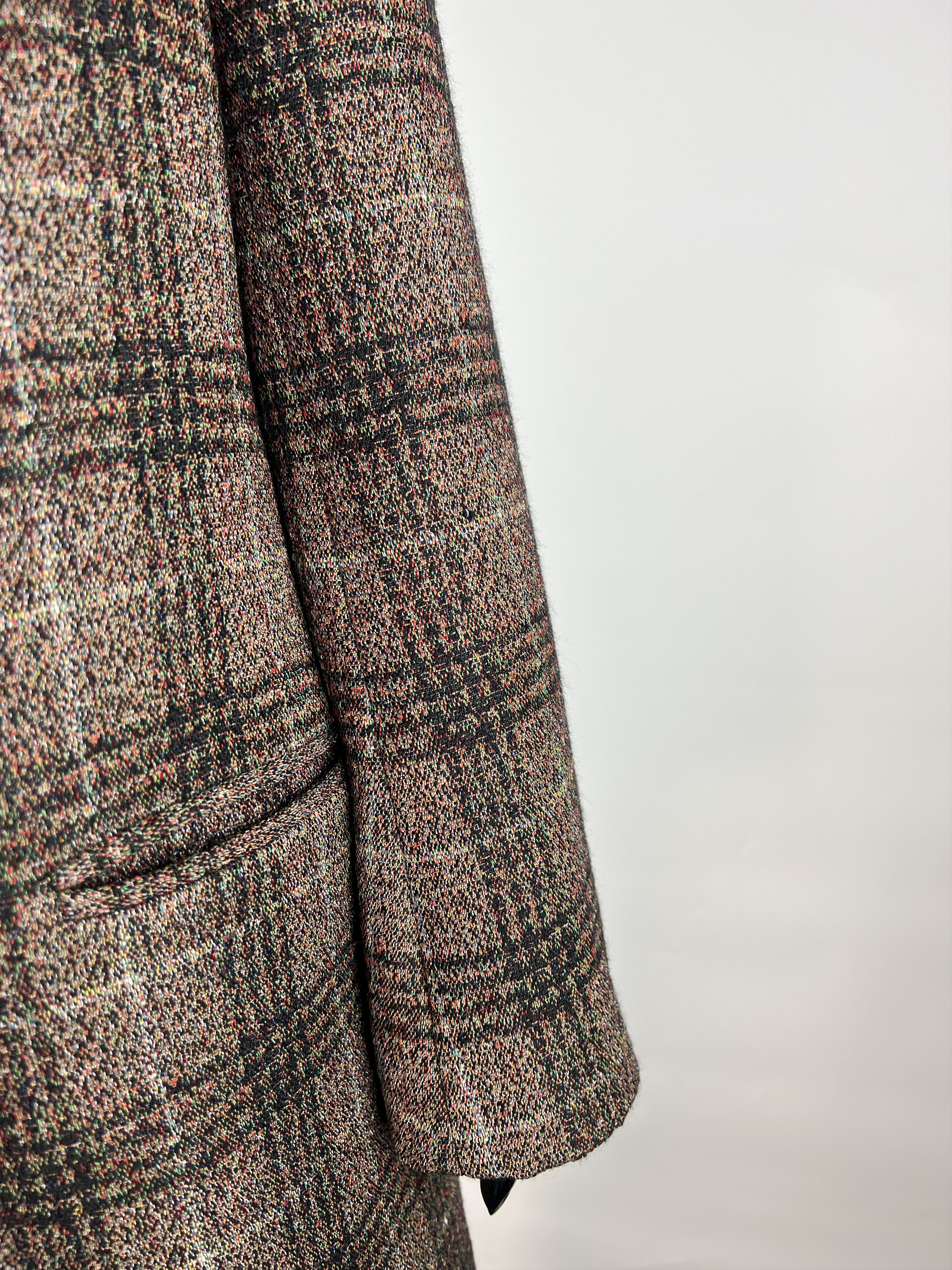 Theory Theory Women's Multicolor Checked Wool Coat Size M / US 6-8 / IT 42-44 - 5 Thumbnail