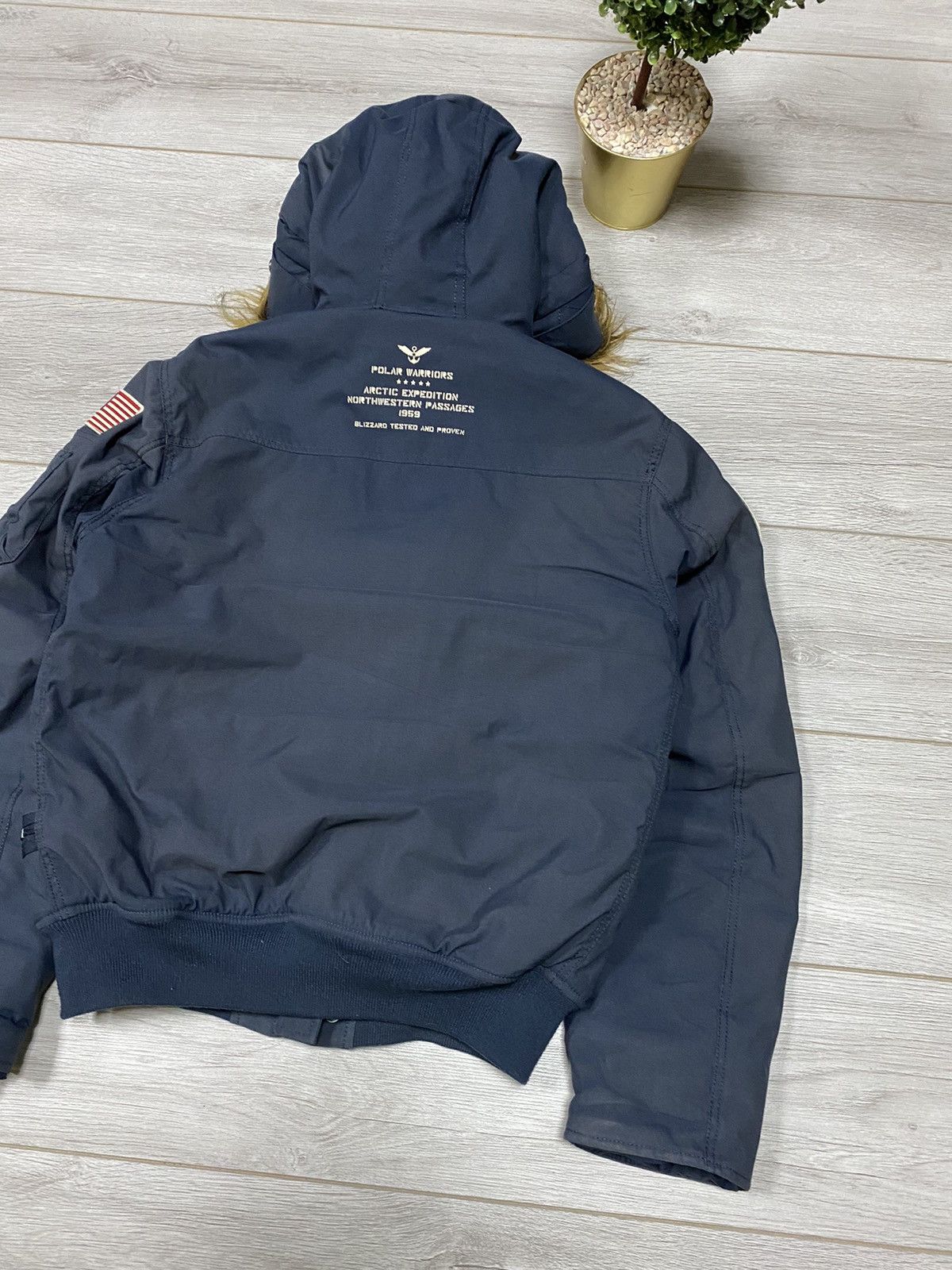 Alpha Industries Alpha Industries 🇺🇸 vintage n2b fur attached hood bomber Size US S / EU 44-46 / 1 - 10 Thumbnail