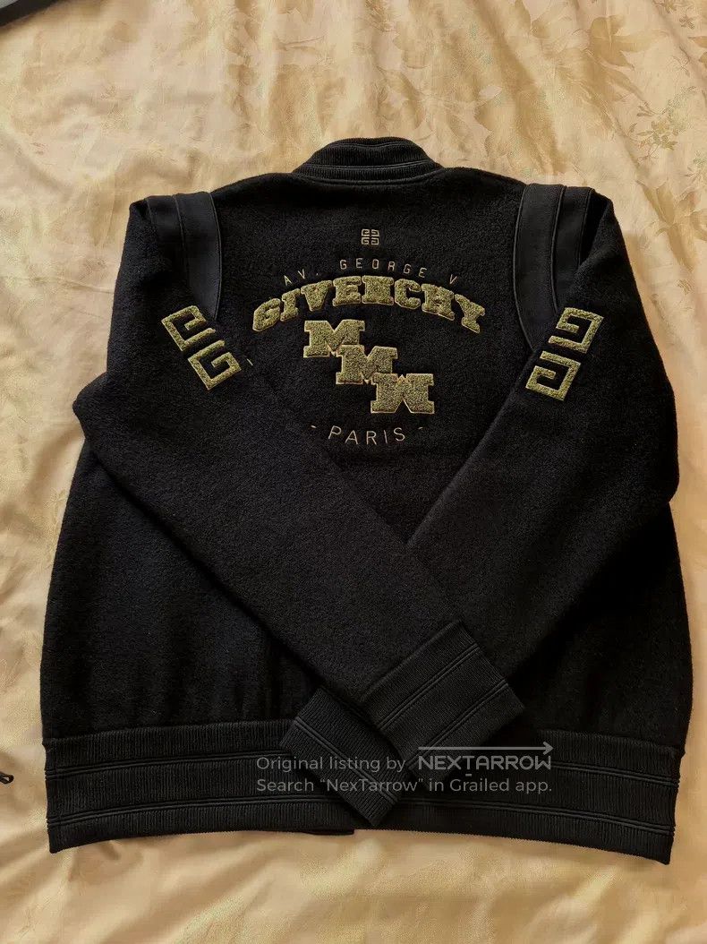 Givenchy Givenchy Baseball Jacket (Size M, Full Wool, Chest 120) Size US M / EU 48-50 / 2 - 3 Thumbnail