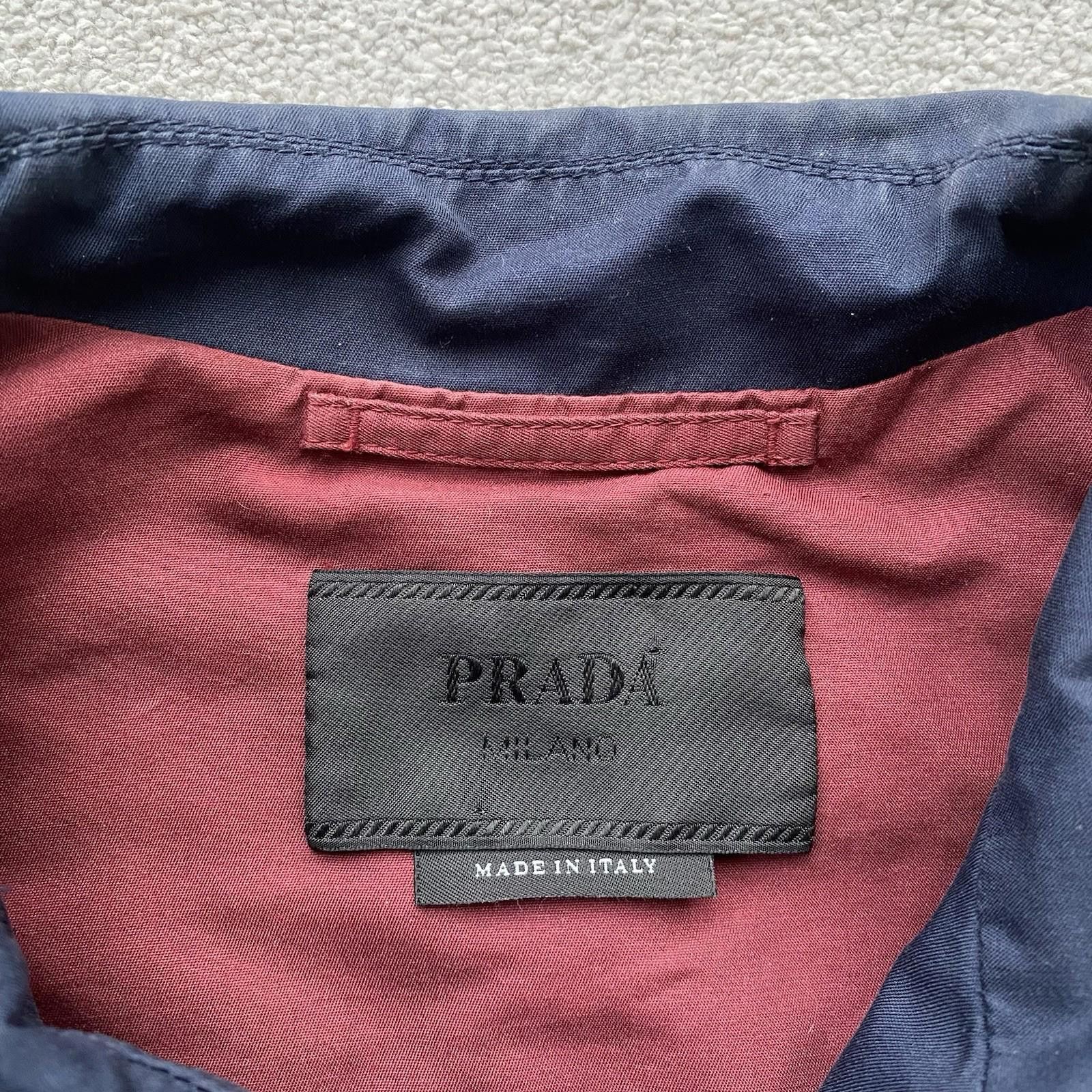 Prada Prada Block Contrast Casual Zipped Work Jacket Size US M / EU 48-50 / 2 - 7 Thumbnail