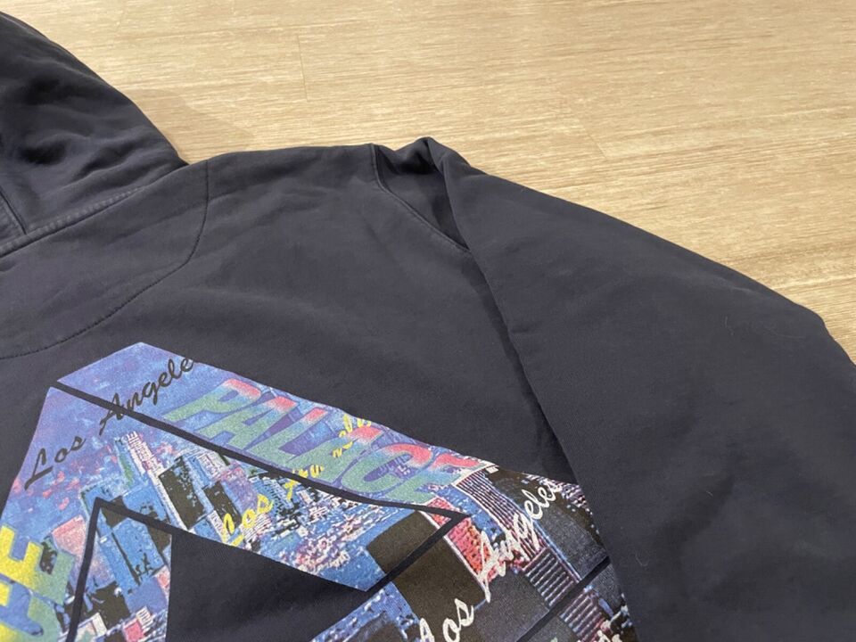 Palace Palace x DSMLA Hoodie Navy Blue Large Grailed
