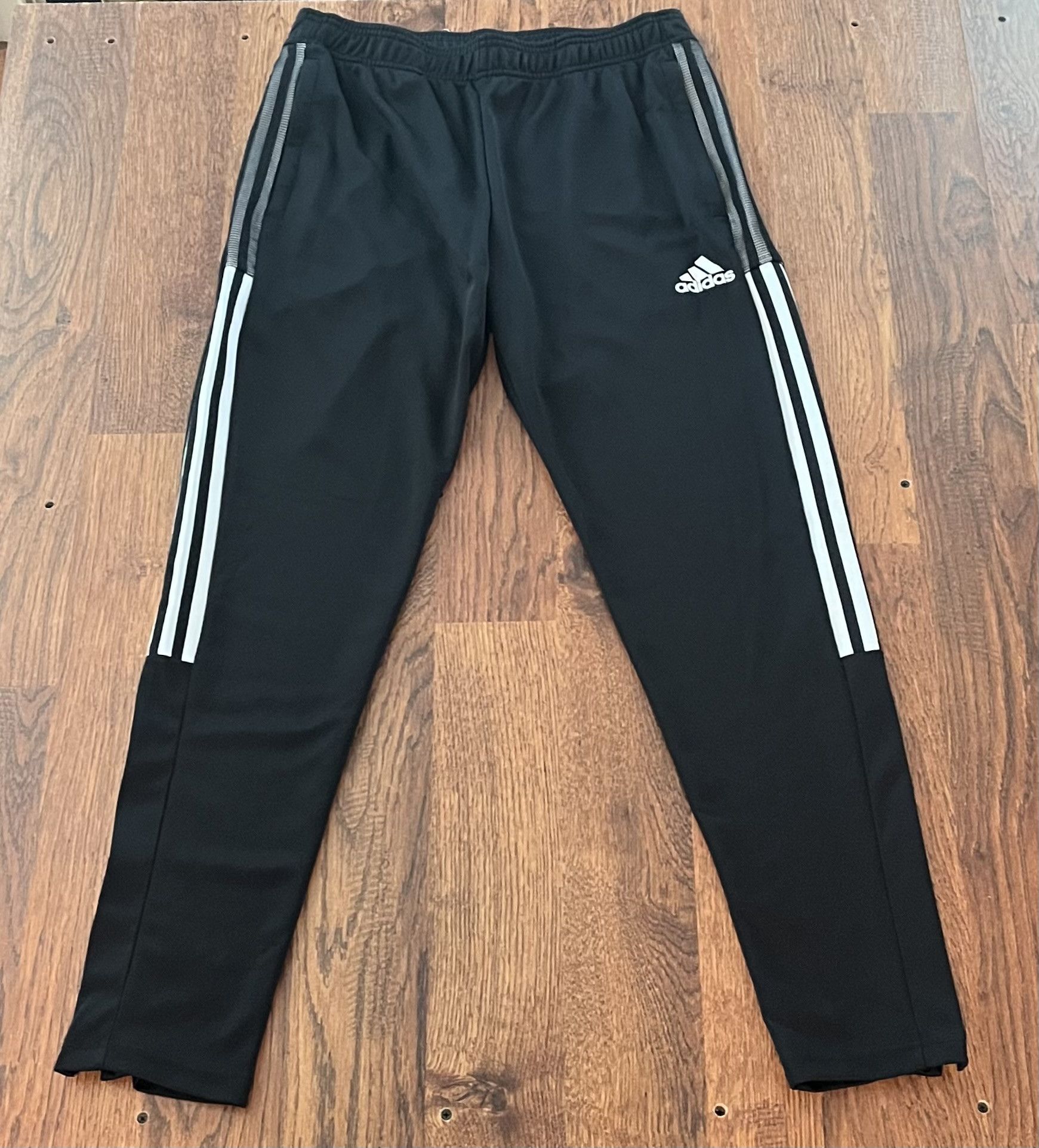Adidas Adidas Primegreen Aeroready Track Pants Black White Stripes Size US 32 / EU 48 - 1 Thumbnail