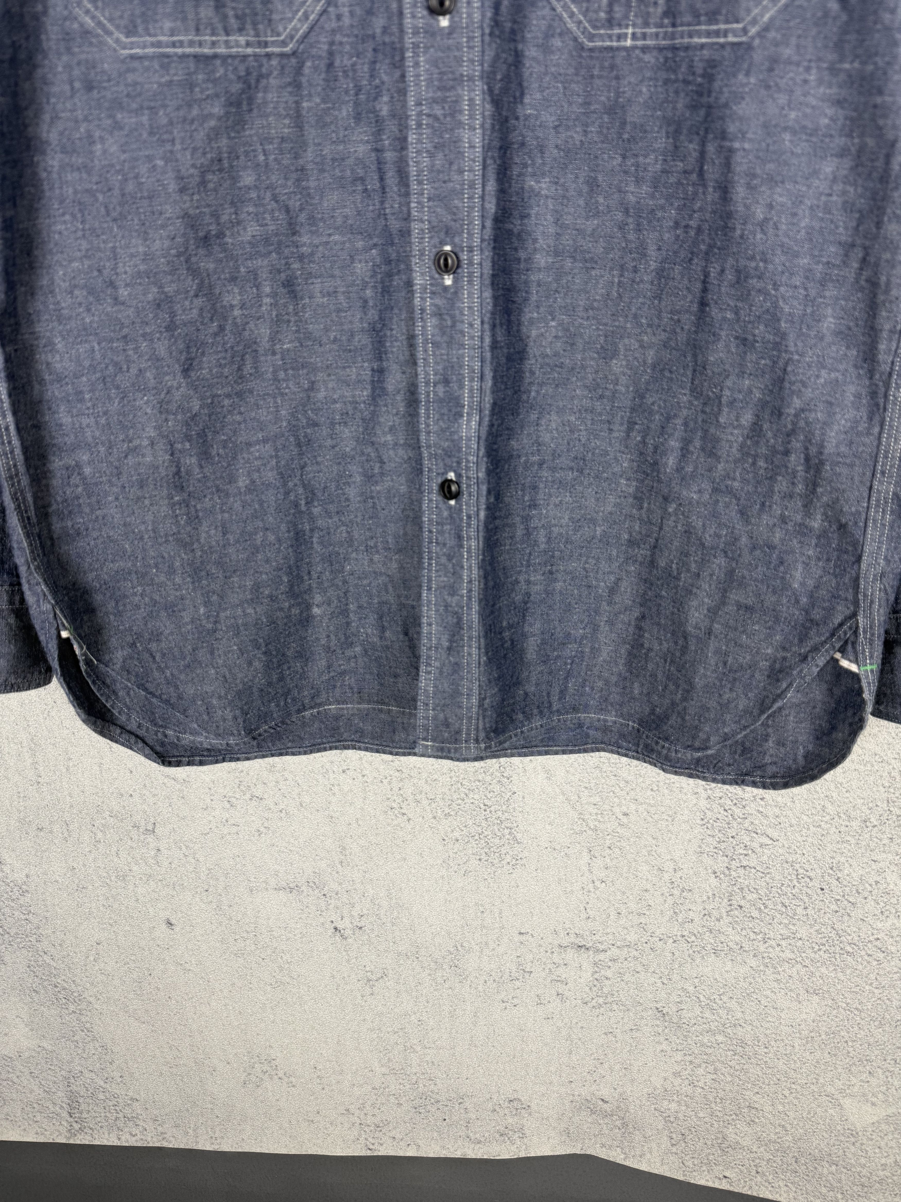 Nigel Cabourn Nigel Cabourn Chambray Work Shirt Size US S / EU 44-46 / 1 - 7 Thumbnail