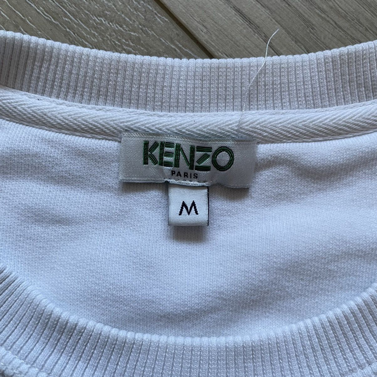 Kenzo Kenzo Paris White Spellout Sweatshirt Jumper Size US M / EU 48-50 / 2 - 6 Thumbnail