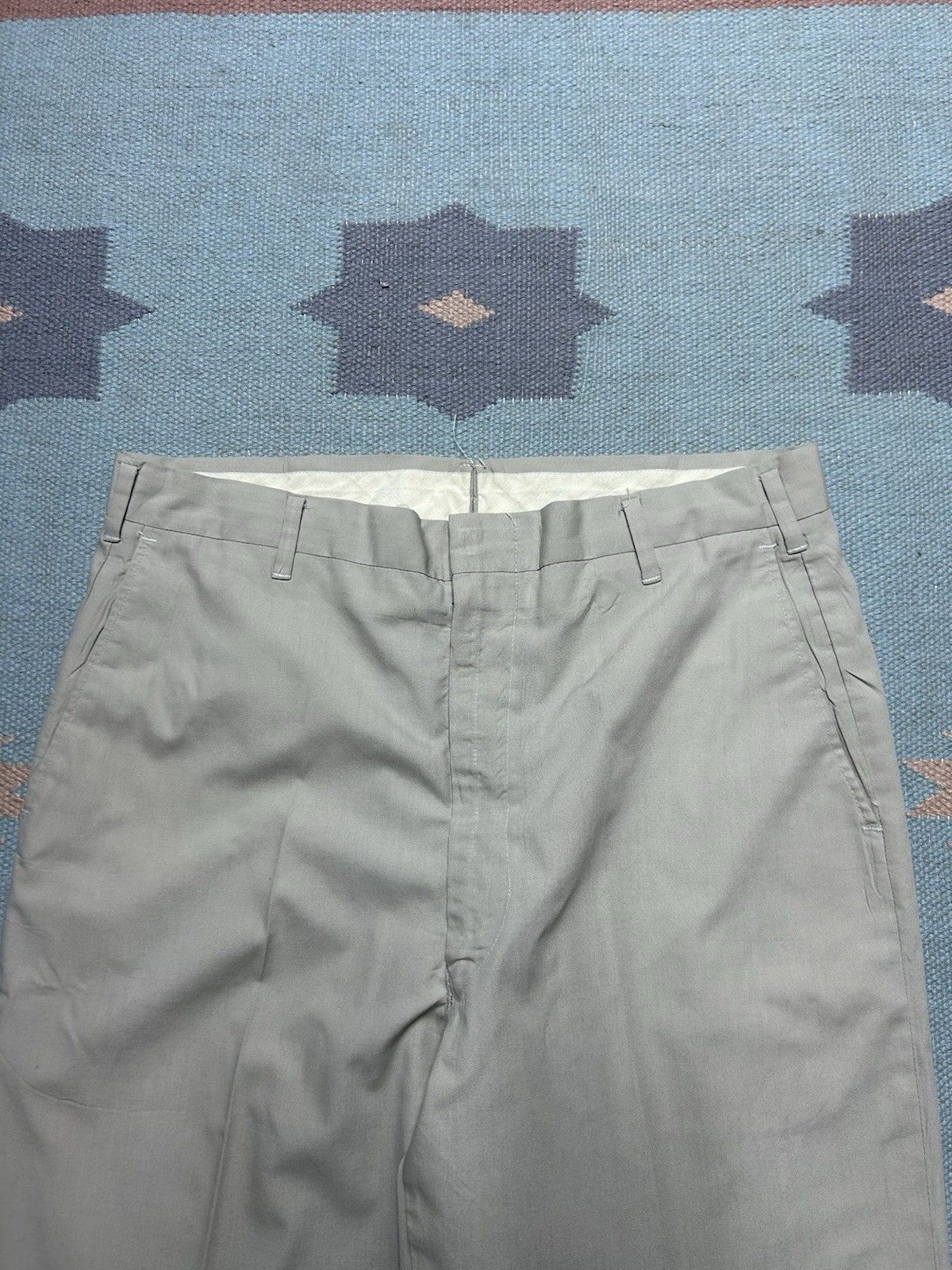 Vintage Vtg 1960s lightweight work pants slacks poly cotton 31x31 Size US 31 - 4 Thumbnail