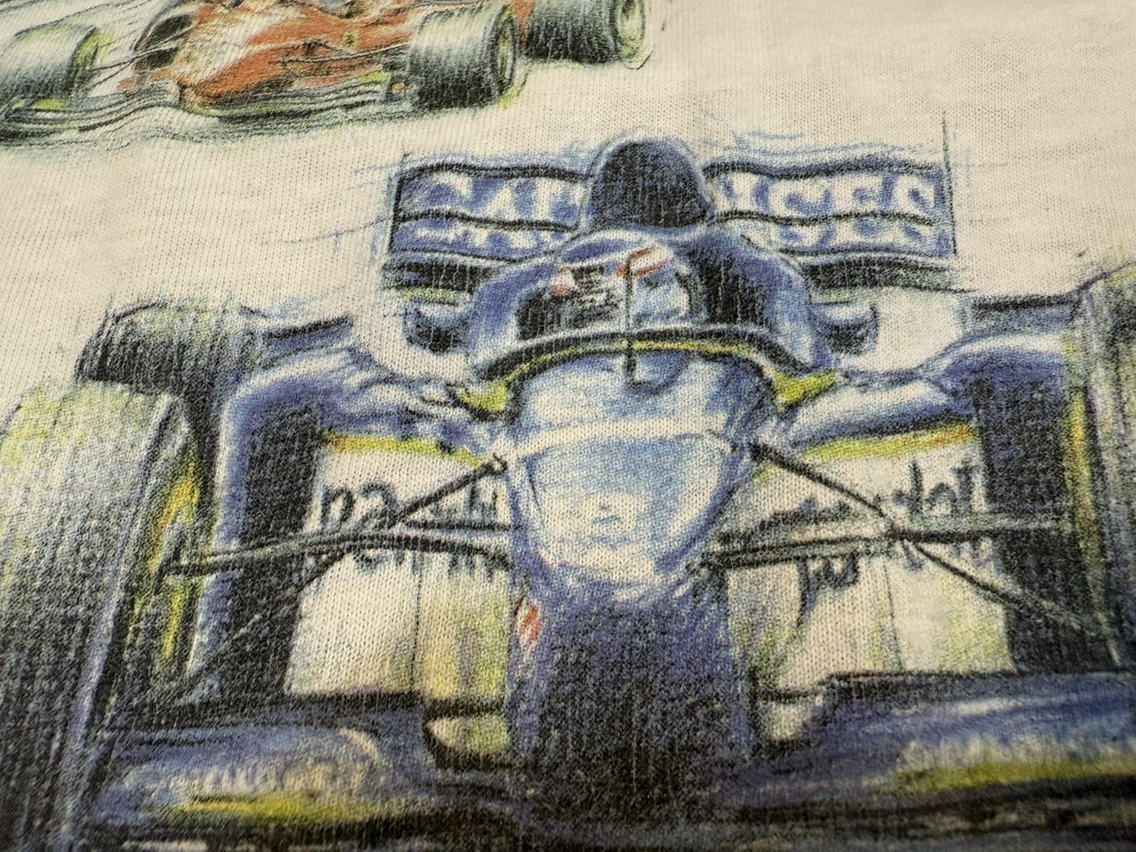 Formula 1 Vintage 90s F1 Monaco Grand Prix Racing T Shirt Retro Size US XL / EU 56 / 4 - 6 Thumbnail