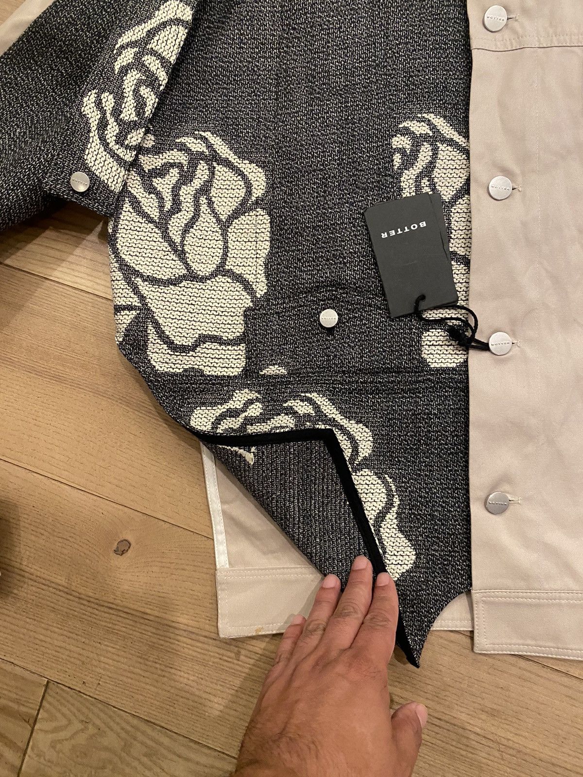 BOTTER Botter contrast floral coat / jacket Size US S / EU 44-46 / 1 - 9 Thumbnail