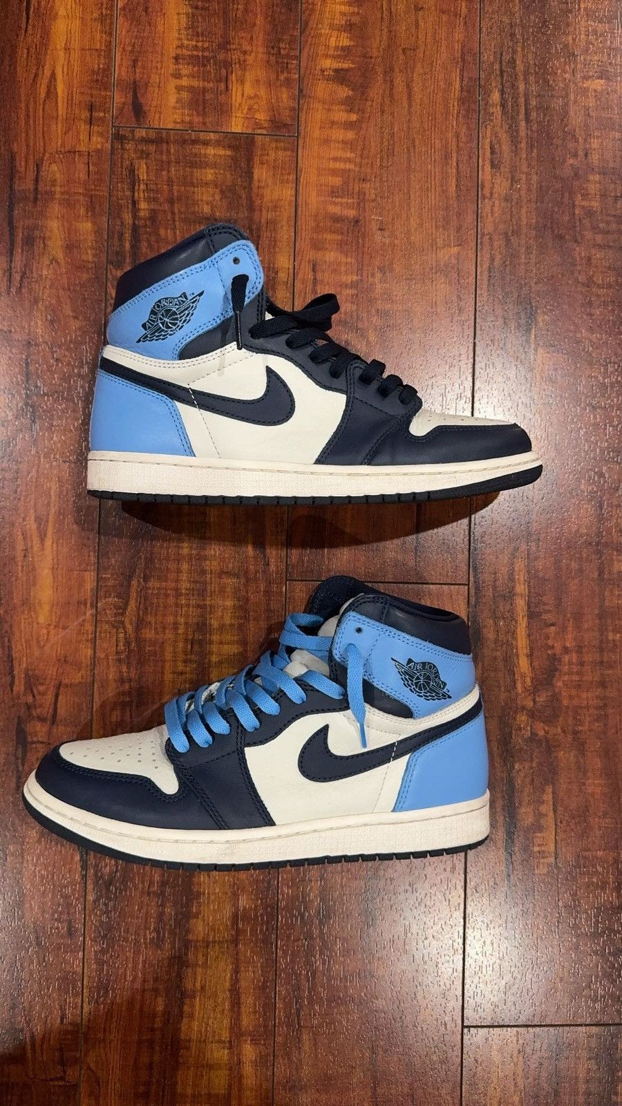 Jordan Brand × Nike Jordan 1 Retro High OG Obsidian Size US 8.5 / EU 41-42 - 2 Thumbnail