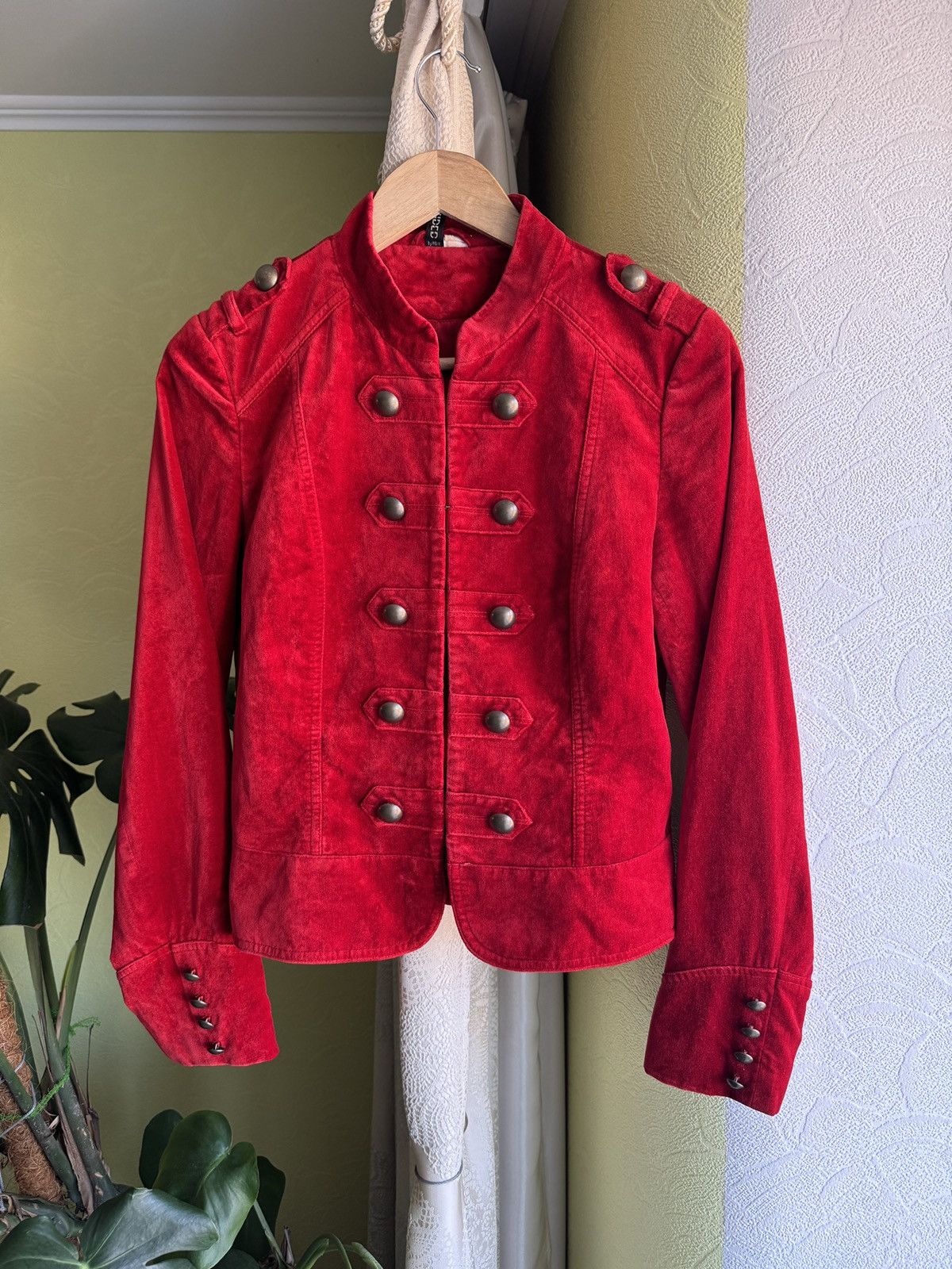 Hysteric Glamour Vintage Military Napoleon Velour Jacket PPFM Balmain Style Size M / US 6-8 / IT 42-44 - 5 Thumbnail