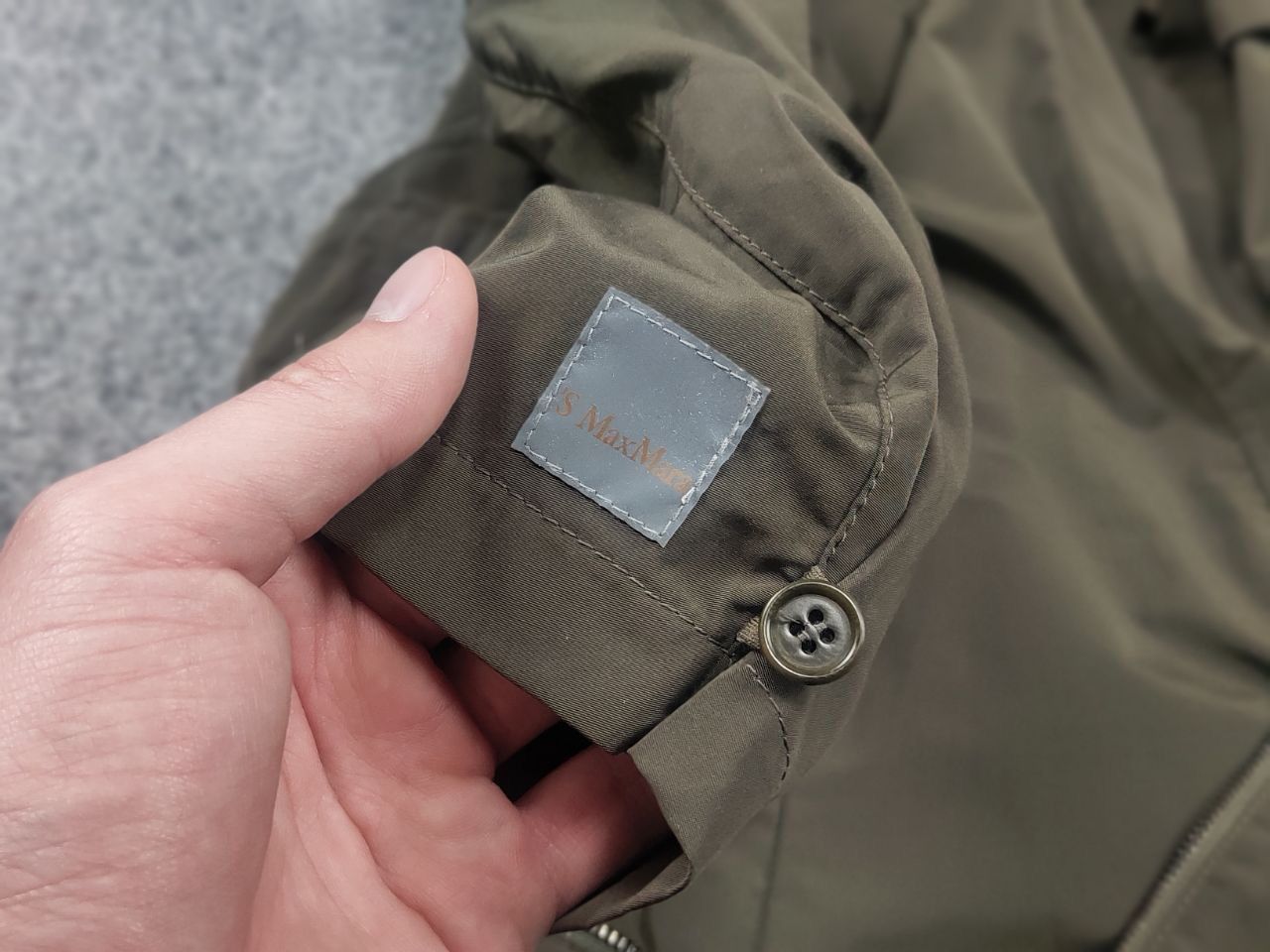 Max Mara 'S Max Mara Italy Design long khaki raincoat hooded Jacket Size M / US 6-8 / IT 42-44 - 15 Thumbnail