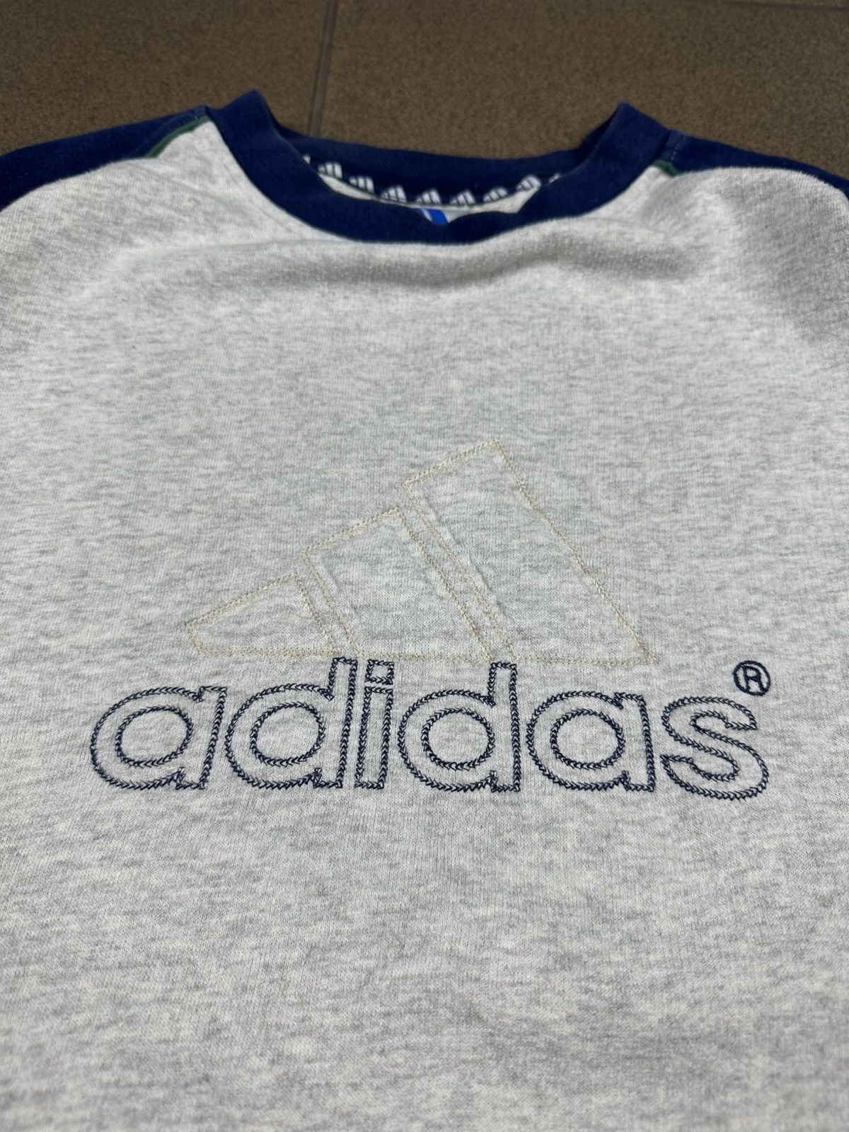 Adidas × Vintage Vintage 90s Adidas crewneck Size US L / EU 52-54 / 3 - 2 Thumbnail