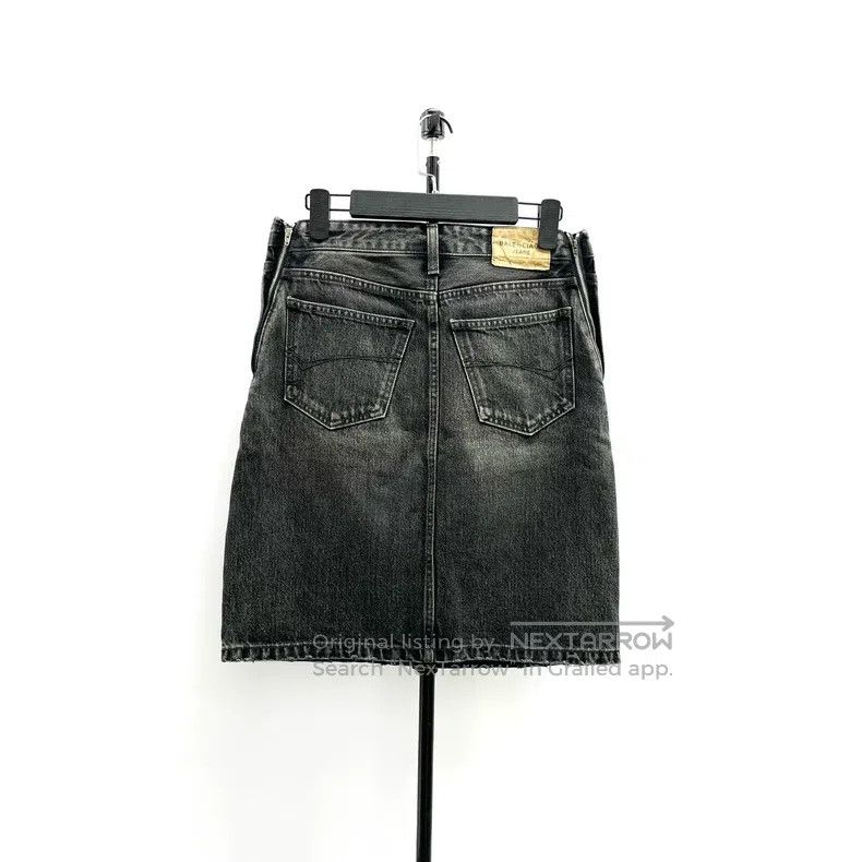 Other Balenciaga Distressed gray skirt Size 35" - 2 Thumbnail