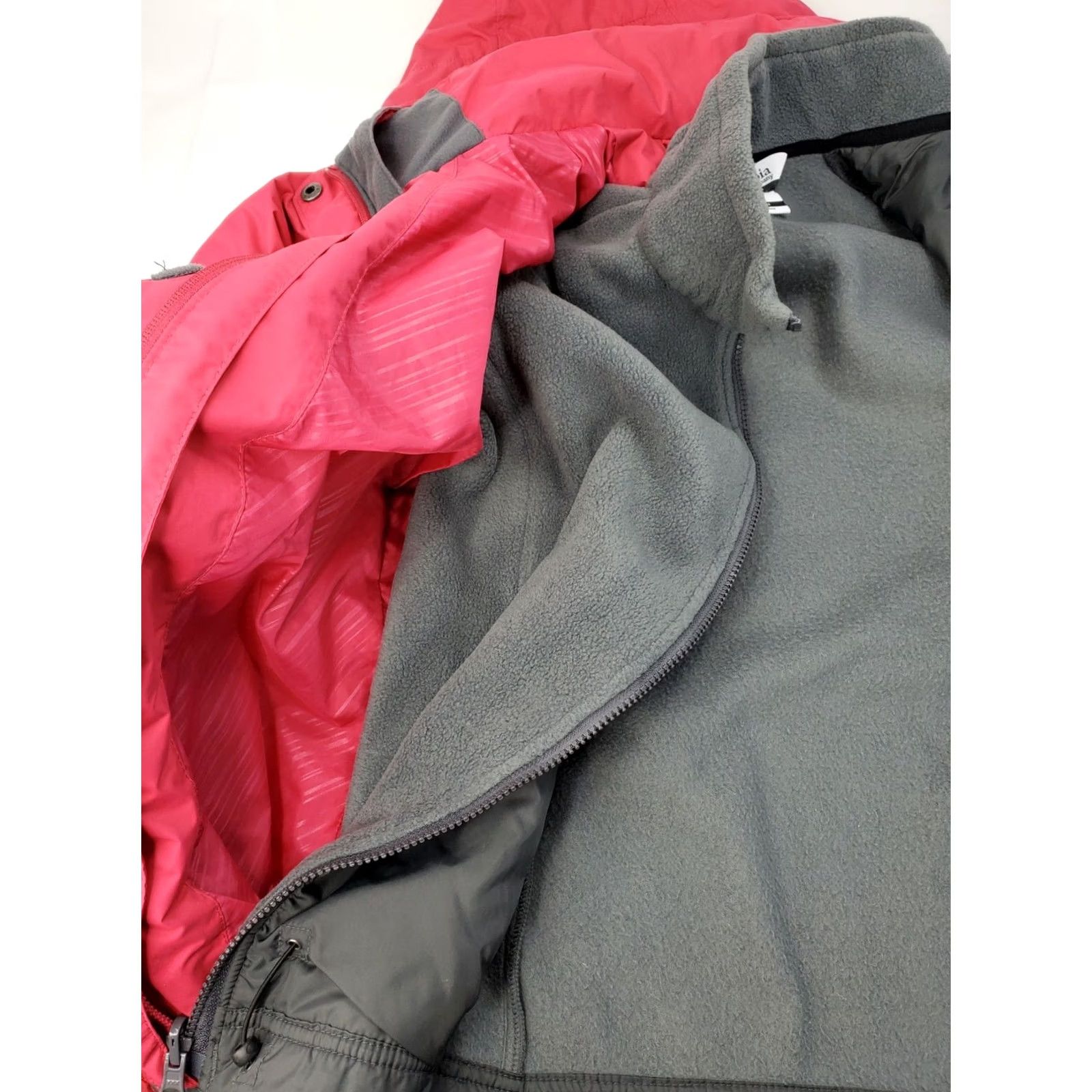 Pinko Columbia Interchange Jacket - Weatherproof Outer Shell & Fleece Liner, Women’s Small, Pink, 3-in-1, Polyester Size S / US 4 / IT 40 - 5 Thumbnail