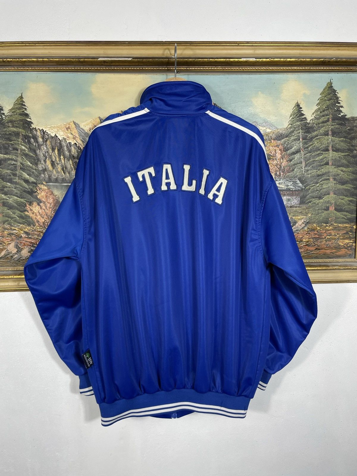 Vintage Italia Vintage Y2k Zip Sweatshirt Football Blockcore Italy Size US XXL / EU 58 / 5 - 2 Thumbnail