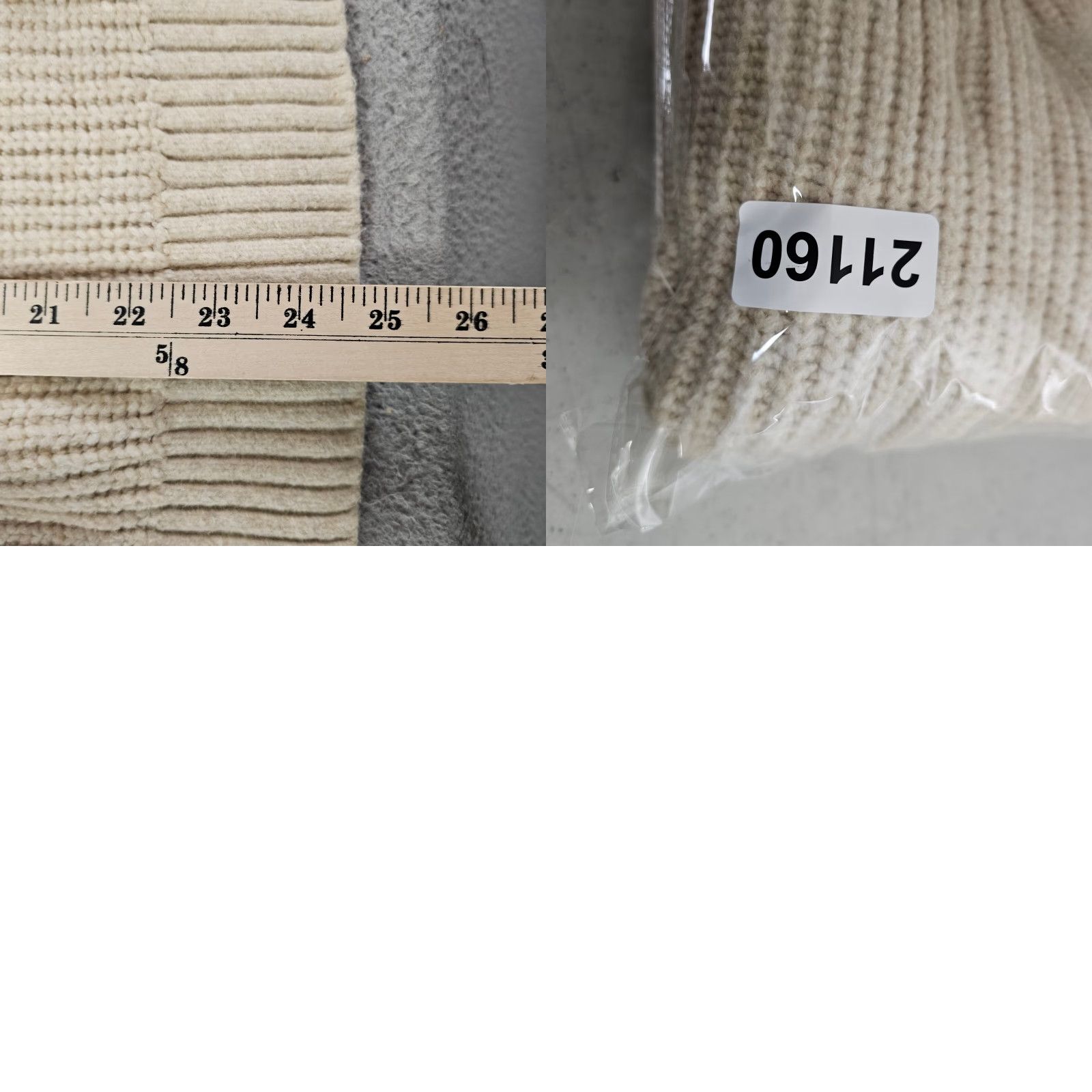 Abercrombie & Fitch Abercrombie & Fitch Womens Large Ribbed Boxy Turtle Neck Fisherman Soft Sweater Size L / US 10 / IT 46 - 8 Thumbnail