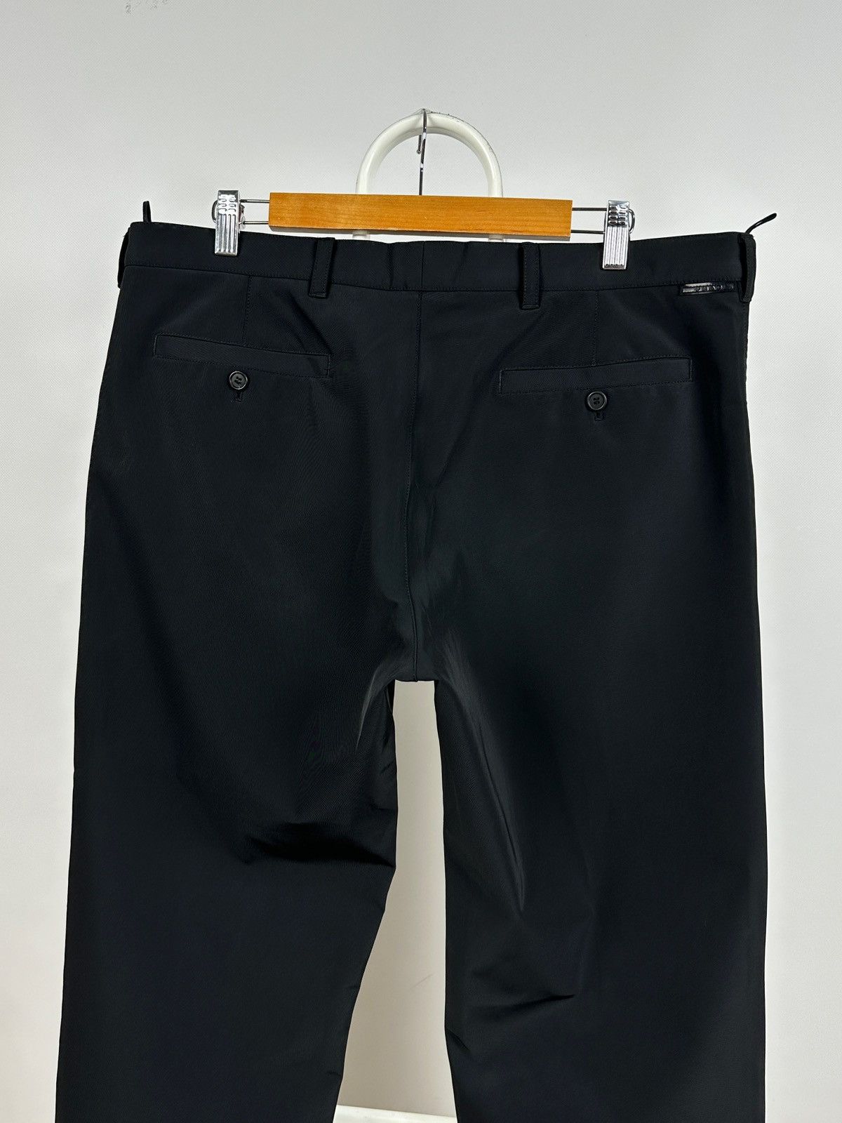 Prada Vintage Prada Black Tab Trousers Pants Size US 36 / EU 52 - 1 Thumbnail