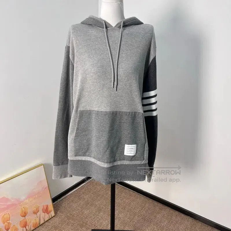 Thom Browne Thom Browne Gray Women's Hoodie . Size XL / US 12-14 / IT 48-50 - 1 Thumbnail
