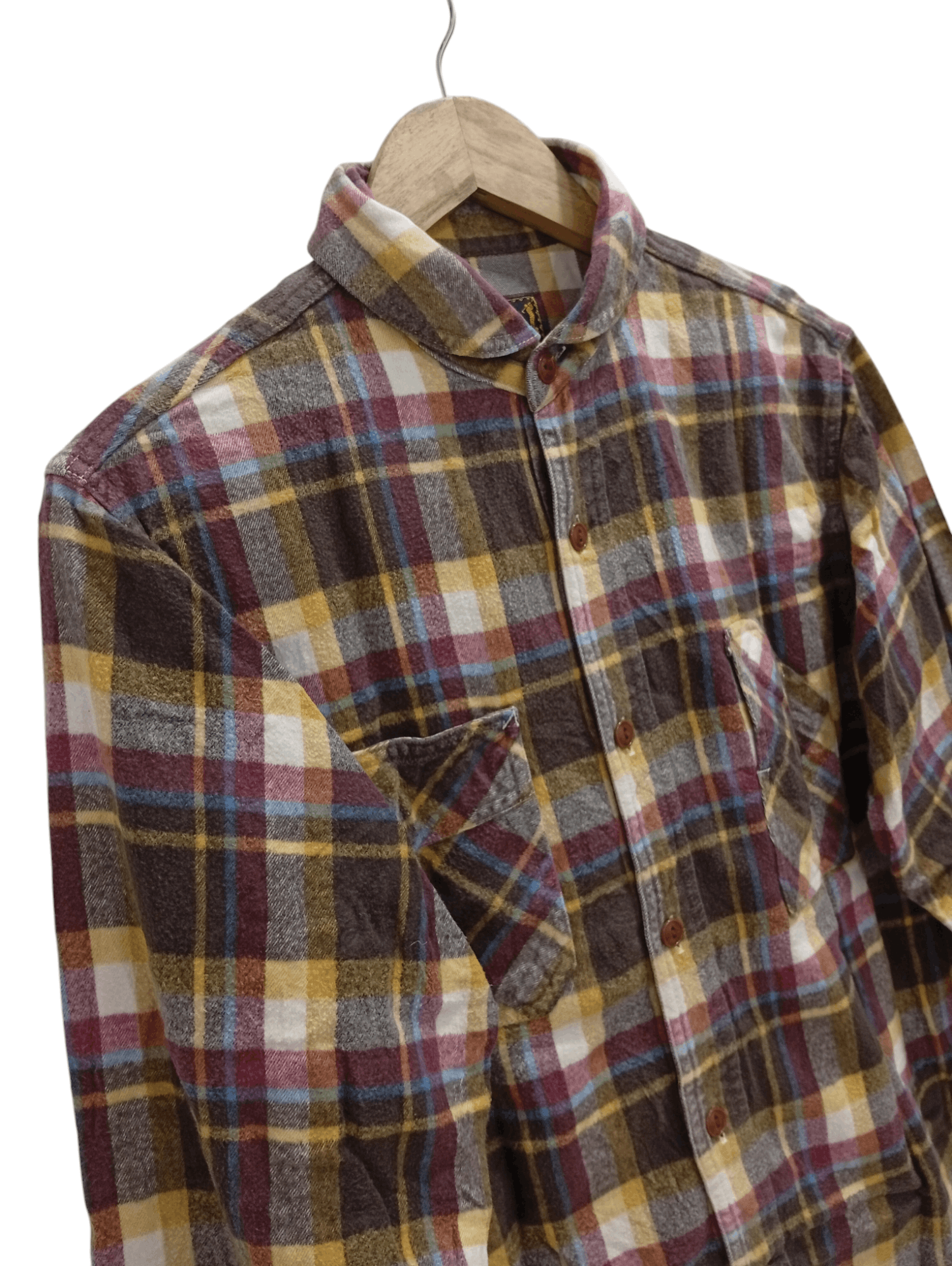 Cushman × Japanese Brand × Vintage 🔥🔥Cushman Plaid Flannel Shirt Size US M / EU 48-50 / 2 - 4 Thumbnail