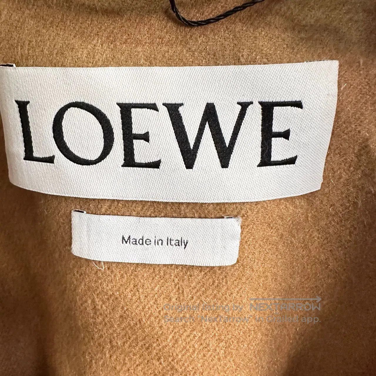 Loewe camel wool blend long coat by Loewe. Size XS / US 0-2 / IT 36-38 - 4 Thumbnail