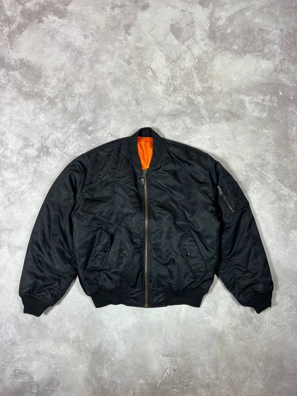 Vintage Vintage MA-1 Nylon Bomber Jacket Size US XL / EU 56 / 4 - 1 Thumbnail