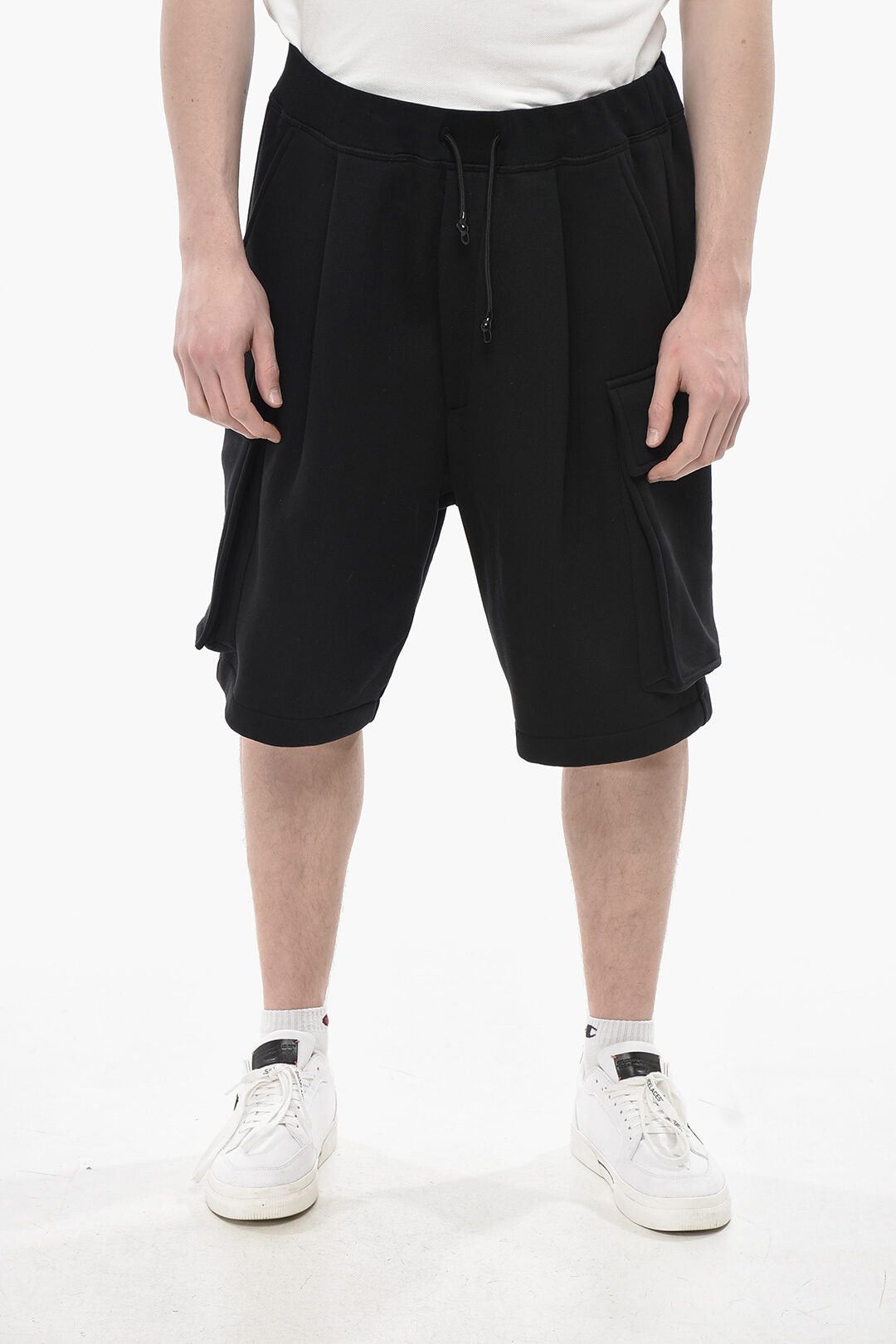 Dsquared2 Brushed Jersey Cargo Shorts Size US 34 / EU 50 - 1 Thumbnail