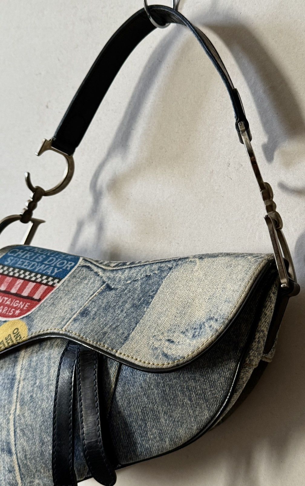 Dior Dior - John Galliano - SS2001 - Speedy way Denim -Saddle Bag Size ONE SIZE - 2 Thumbnail