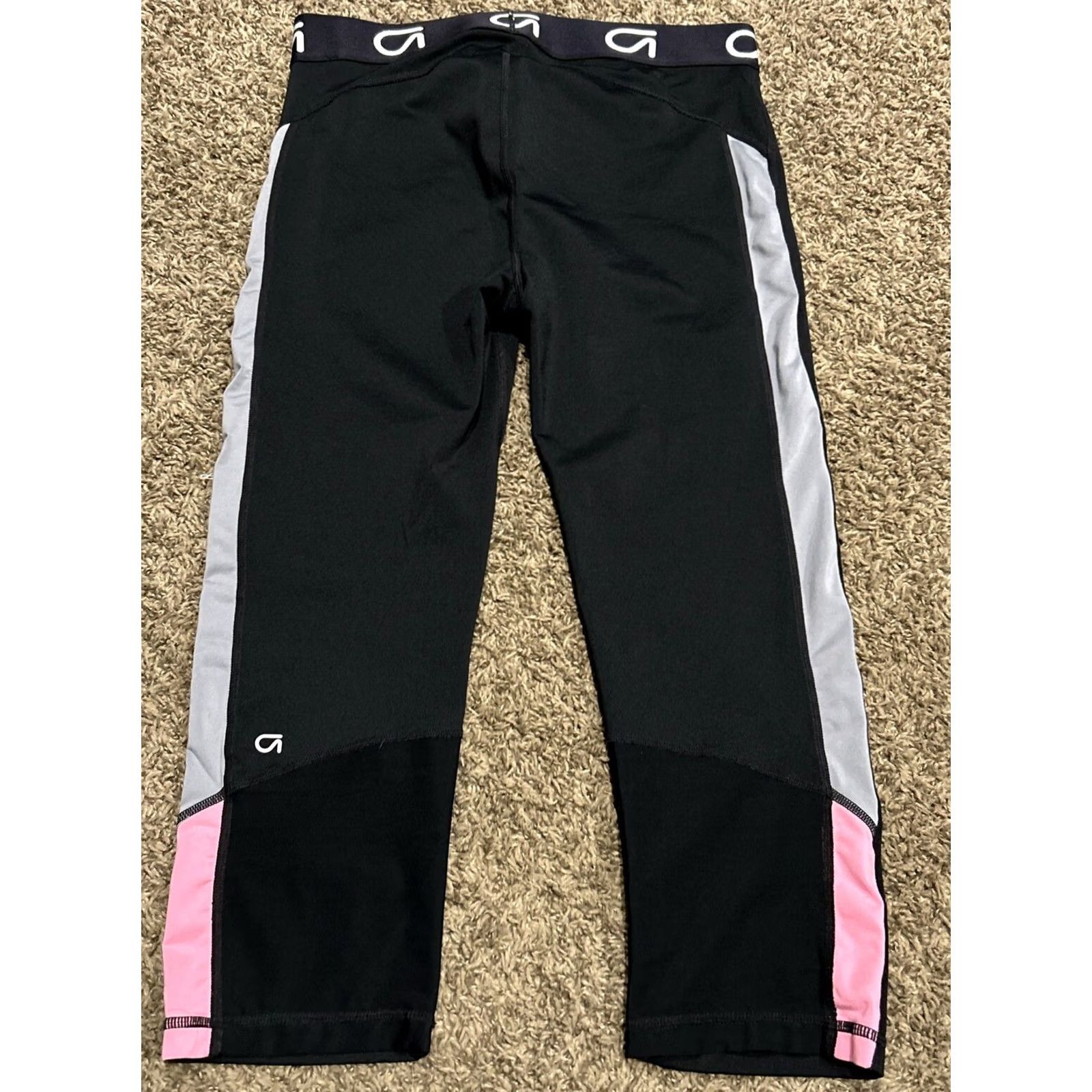 Gap Gap Fit Women’s M Black Capris Stretch Athletic Size ONE SIZE - 4 Thumbnail