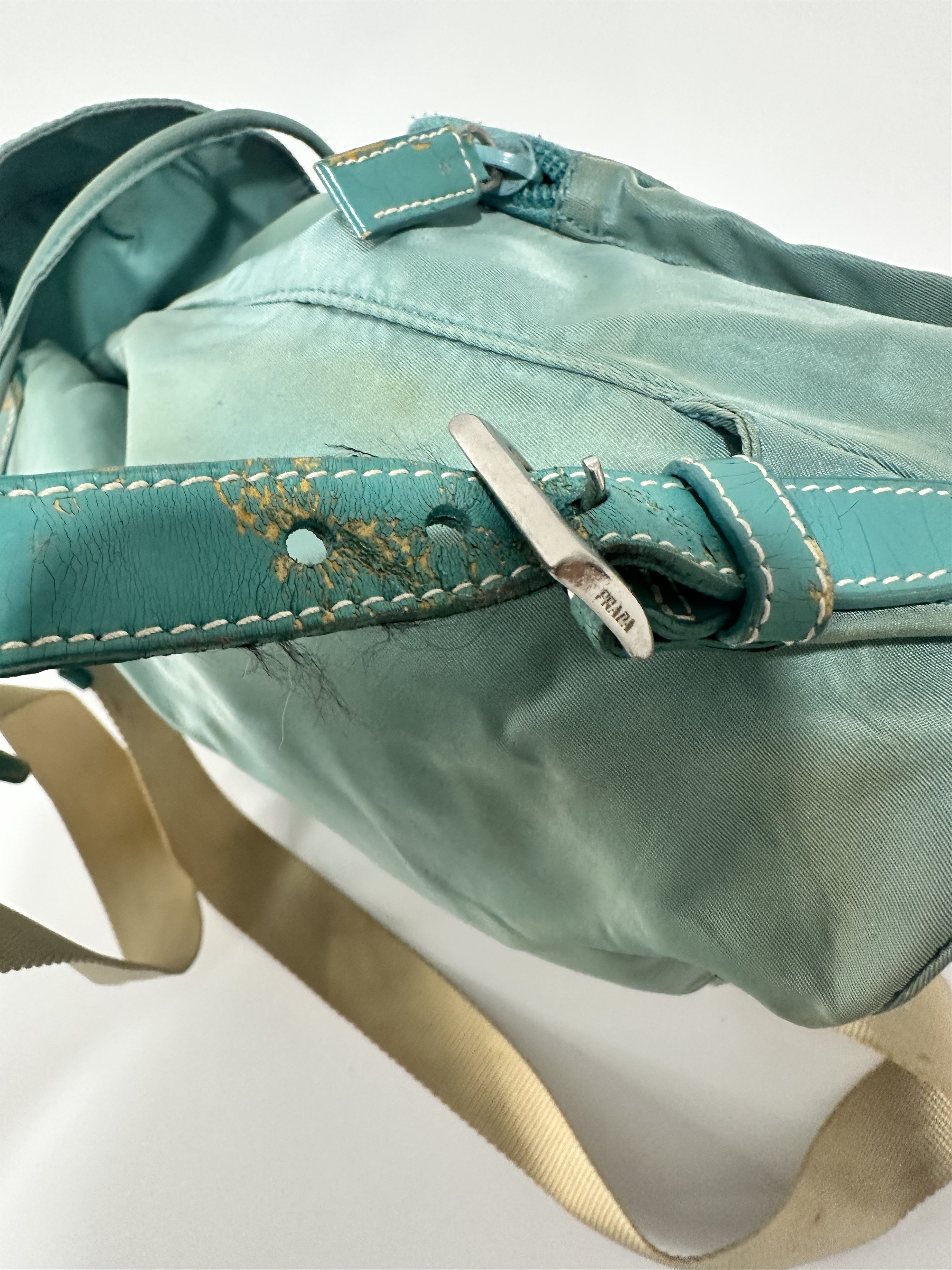 Prada PRADA Nylon Vela Backpack Blue Size ONE SIZE - 7 Thumbnail