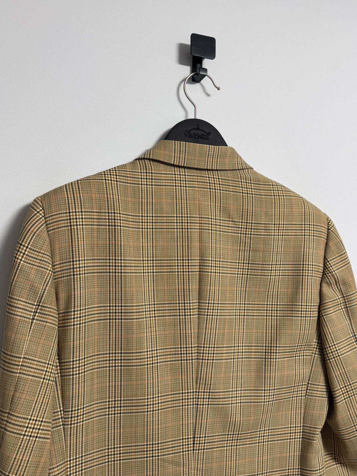 Belvest Belvest Wool Blazer Sport Coat Houndstooth Size XL Size 42R - 15 Thumbnail