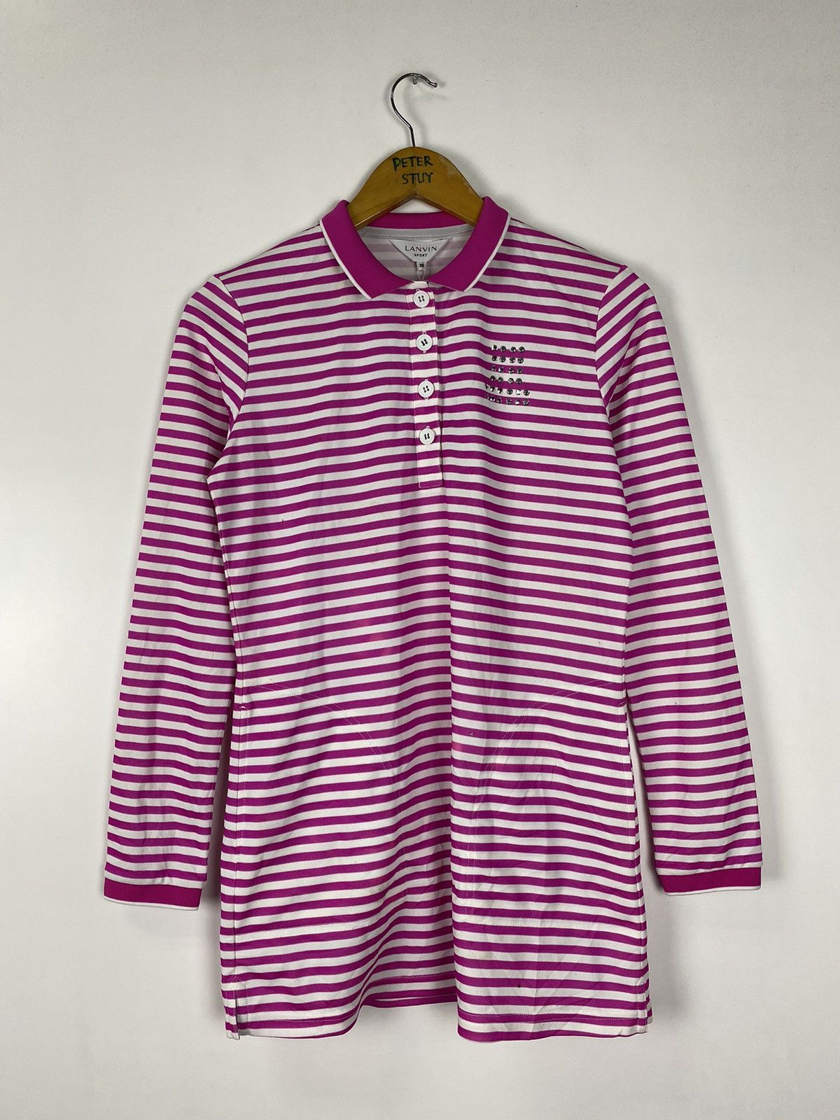 Lanvin Lanvin Sport Stripe Women’s polo Size S / US 4 / IT 40 - 2 Thumbnail