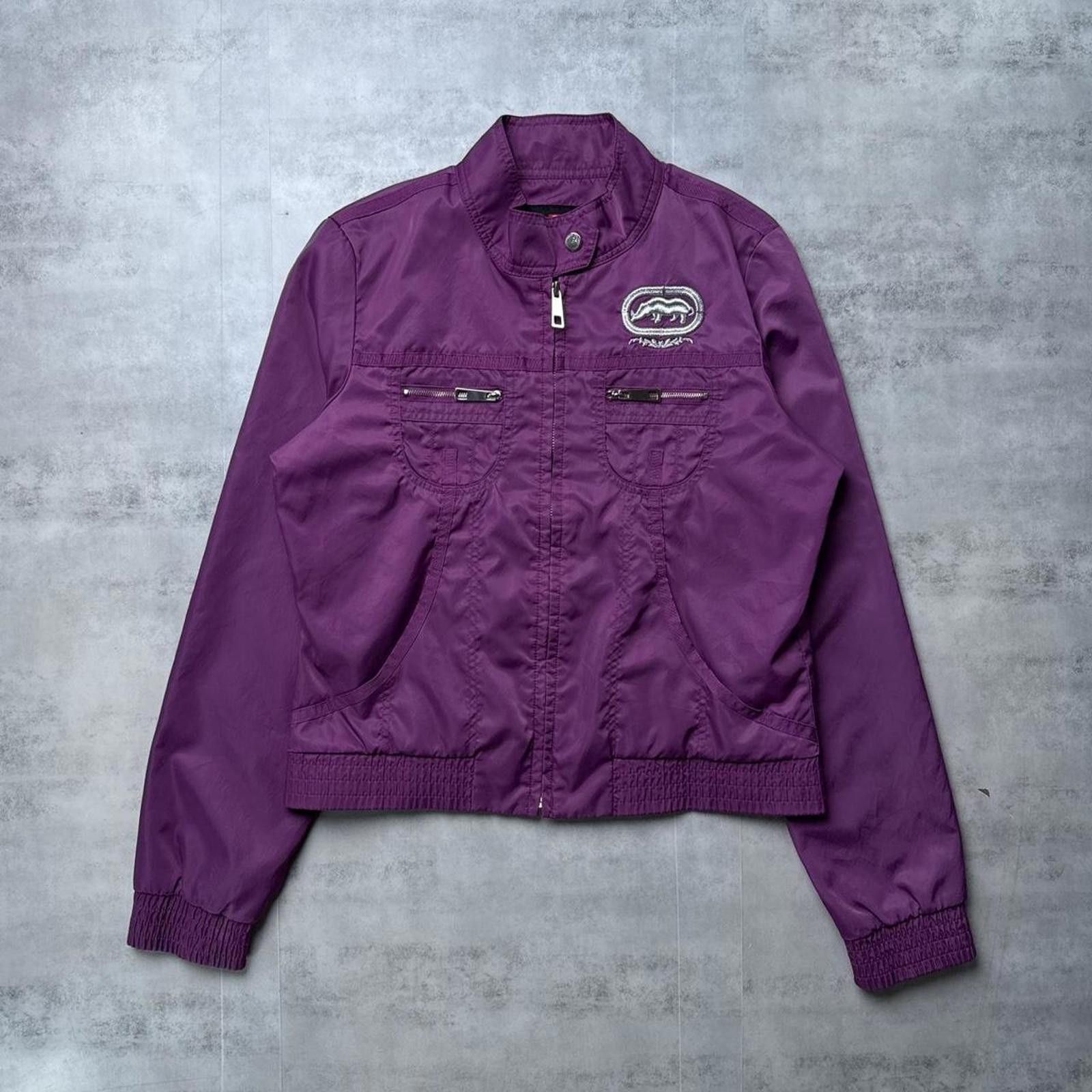 Ecko Unltd. Y2K Ecko Red 00s Purple Zip Up Jacket Size US XL / EU 56 / 4 - 2 Thumbnail