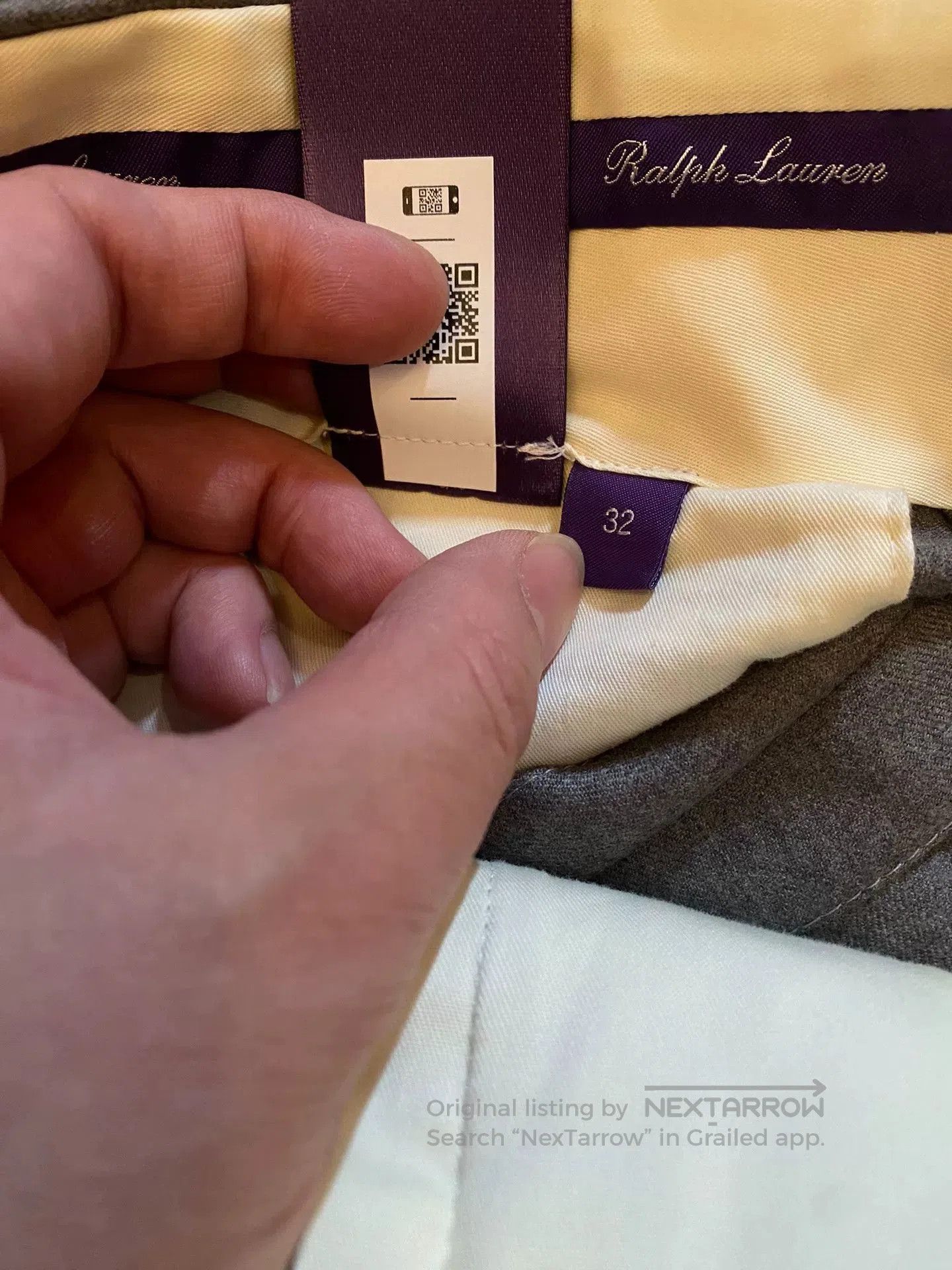 Ralph Lauren Purple Label Ralph Lauren Purple Label Wool Trousers. Size US 32 / EU 48 - 8 Thumbnail