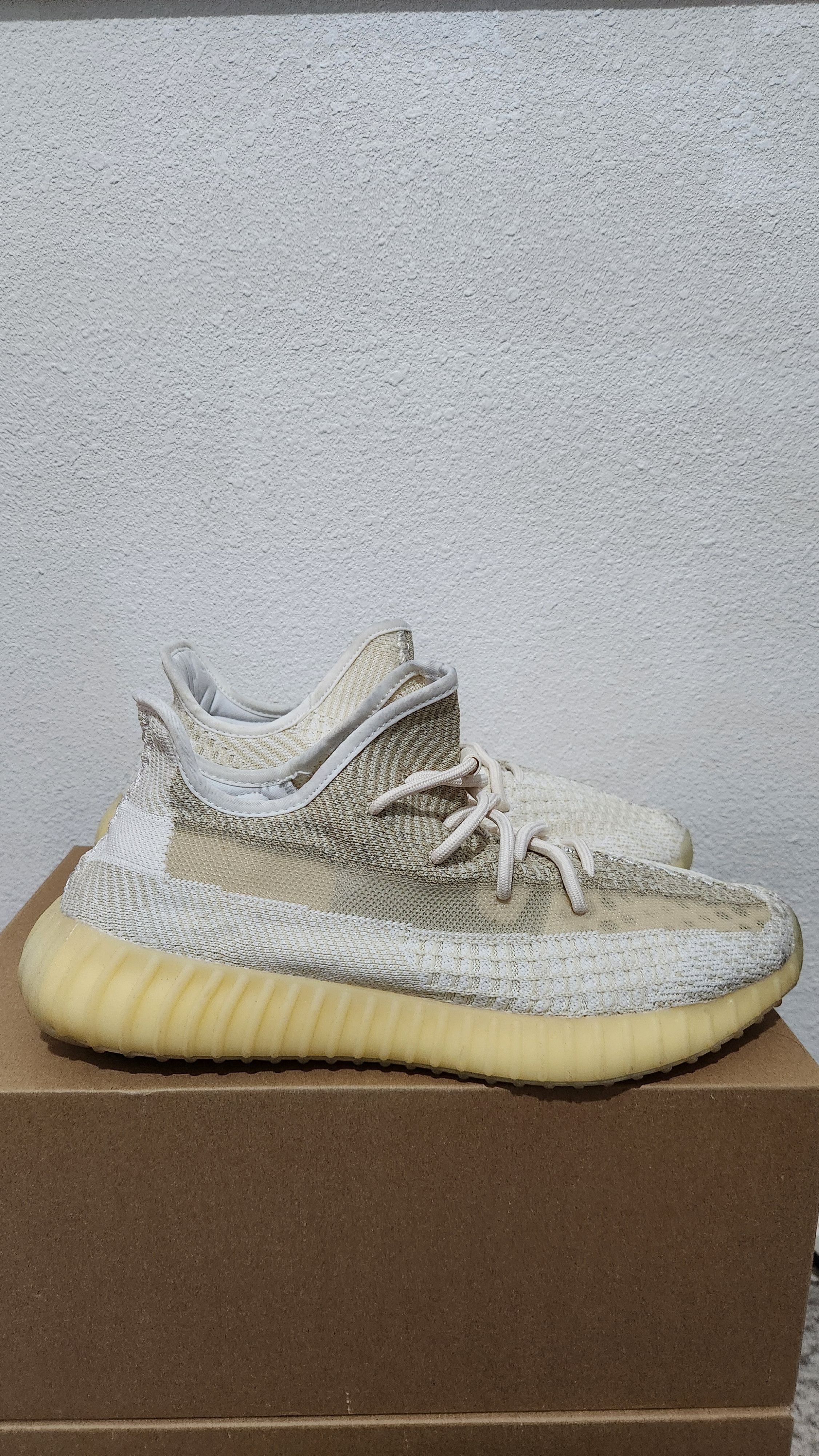 Adidas Adidas Yeezy Boost 350 v2 Abez "Natural" Size US 10.5 / EU 43-44 - 2 Thumbnail