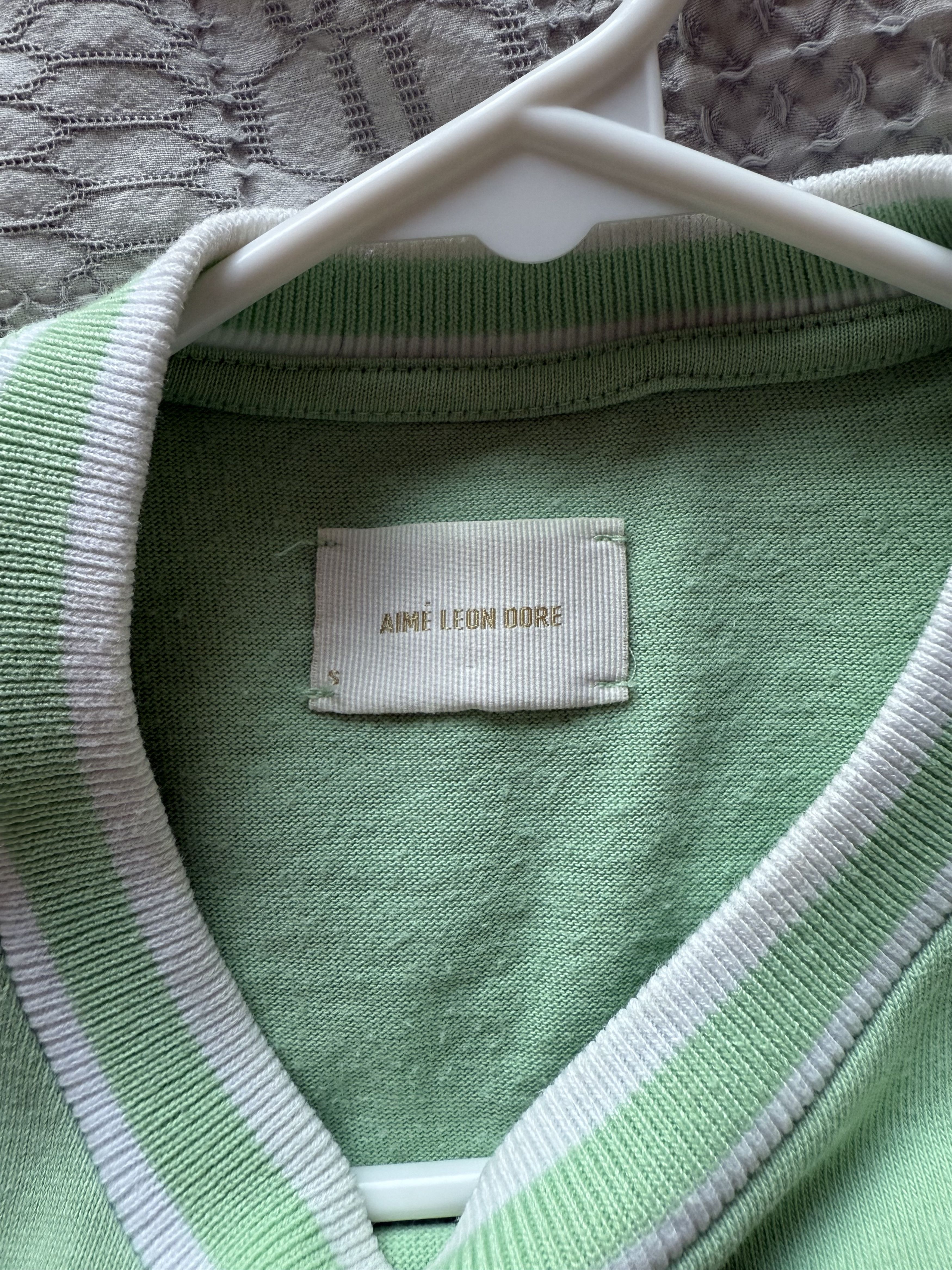 Aime Leon Dore Mint Green Logo Long Sleeves Size US S / EU 44-46 / 1 - 4 Thumbnail