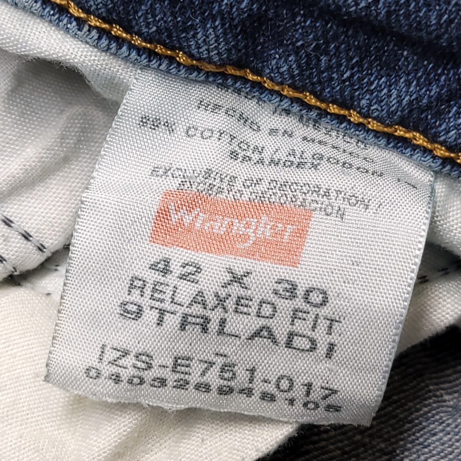 Wrangler Wrangler Casual Button Zip Denim Jeans Mens Size 42x30 Blue Size US 42 / EU 58 - 3 Thumbnail