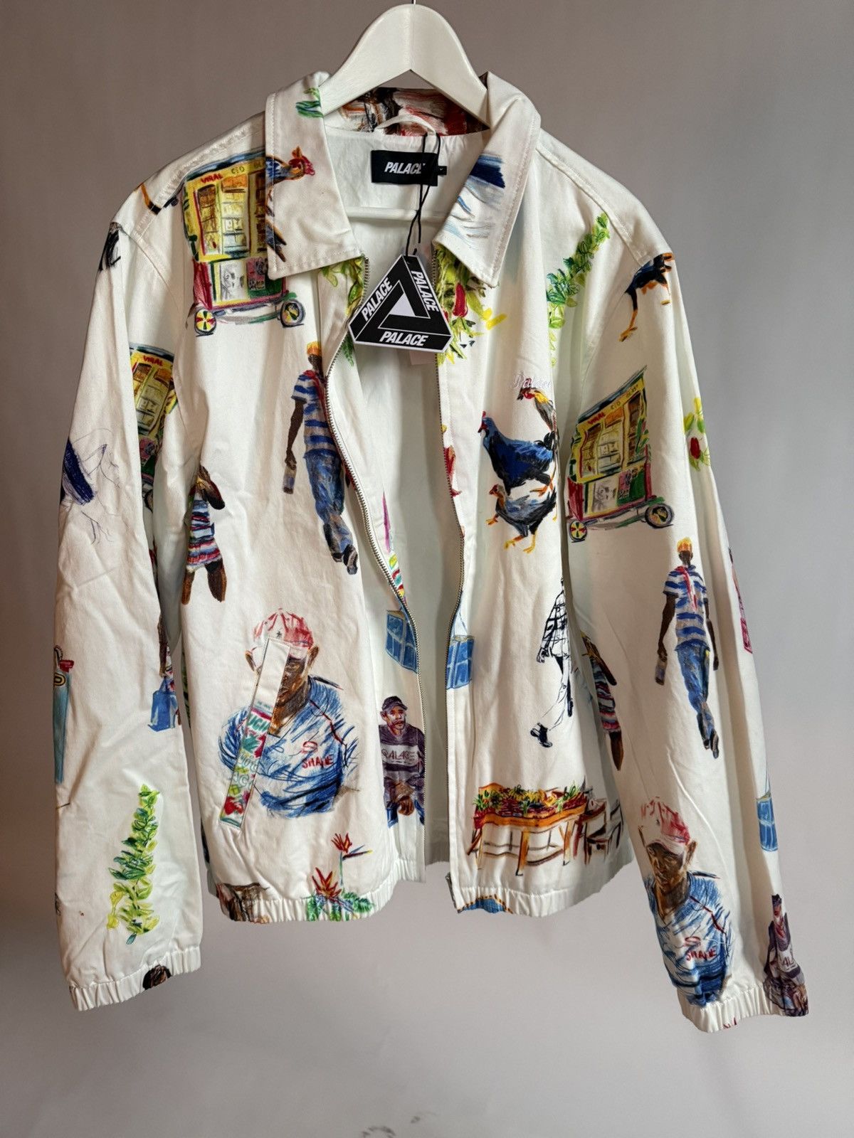 Palace Palace Trolley Jacket XL - white - New With Tags Size US XL / EU 56 / 4 - 4 Thumbnail