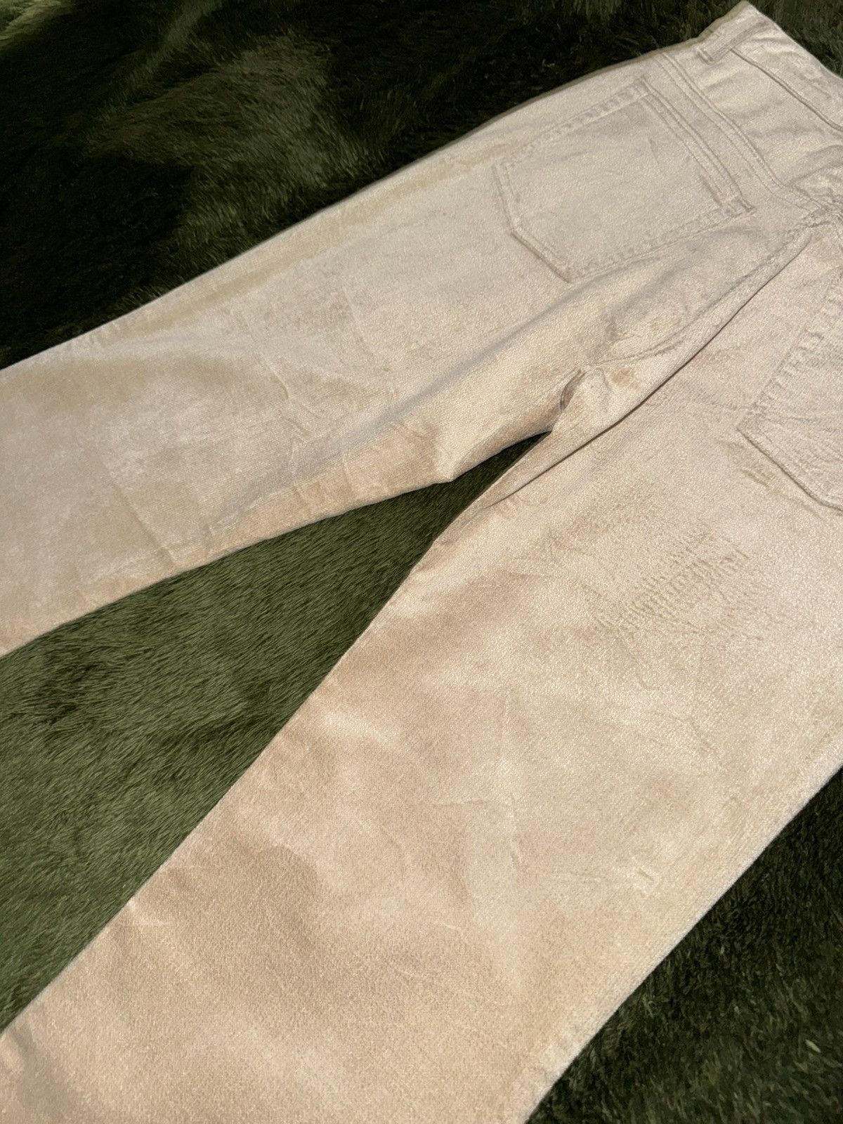 Wrangler [31] Wrangler Textured Bootcut Pants Beige MADE IN JAPAN Size US 31 - 11 Thumbnail