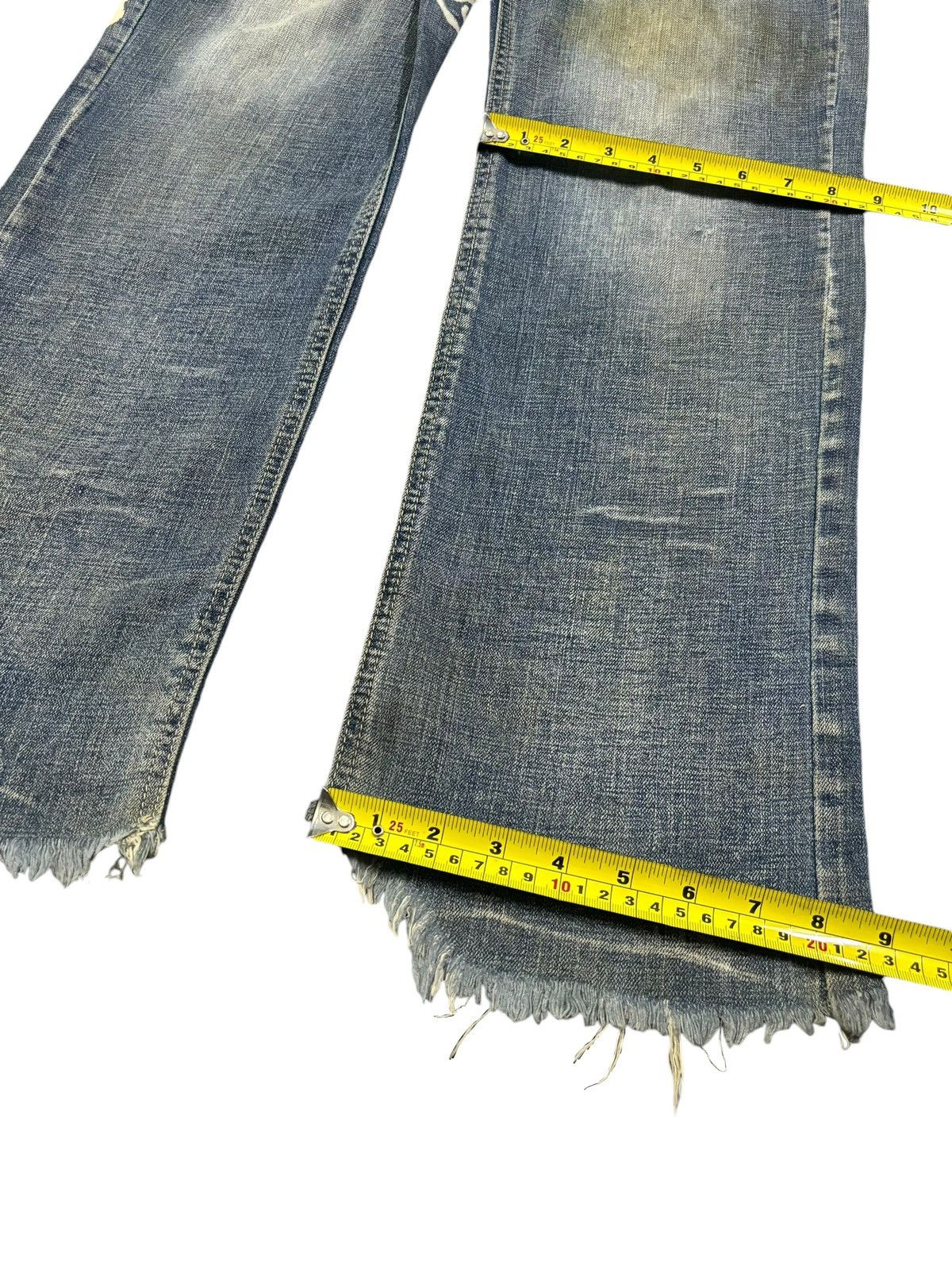 Seditionaries Vintage Japanese Brand Rusty Mud Wash Skull Punk Style Jeans Size US 30 / EU 46 - 19 Thumbnail